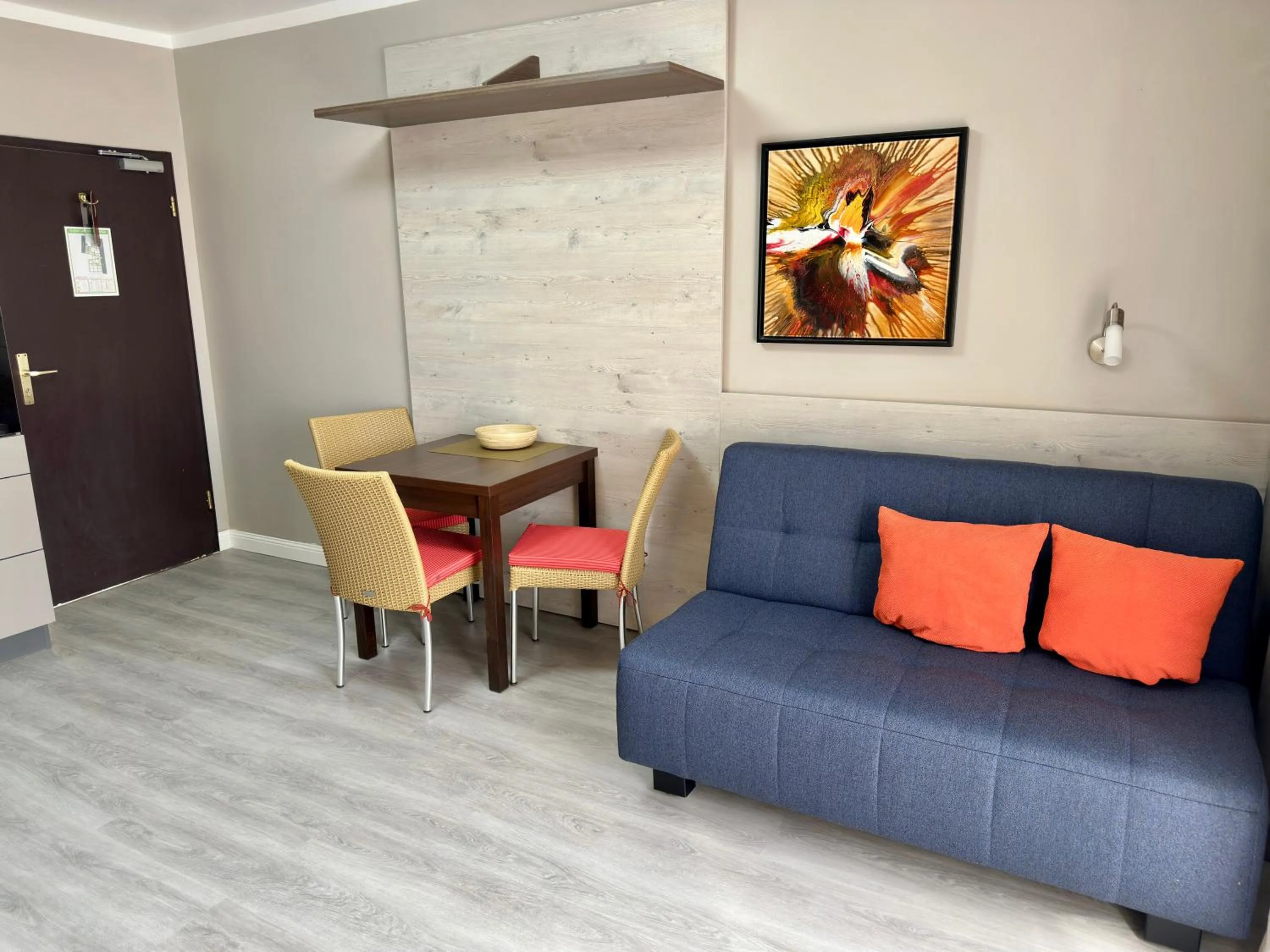 Seating area in Hotel Central