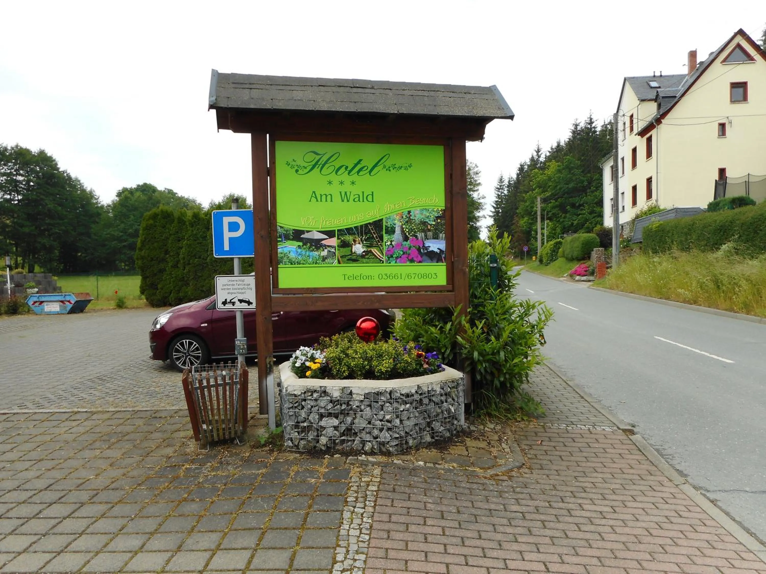 Facade/entrance in Land-Hotel Am Wald Garni
