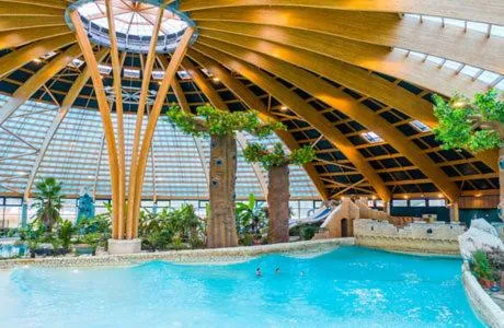 Swimming pool in Mobile Homes by KelAir at Camping Domaine des Ormes