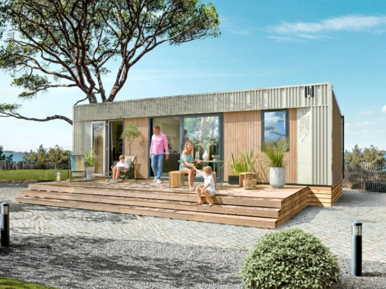 Property building in Mobile Homes by KelAir at Camping Domaine des Ormes
