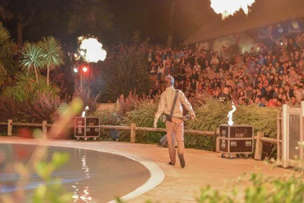 Evening entertainment in Mobile Homes by KelAir at Camping Domaine des Ormes