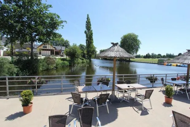 Lounge or bar in Mobile Homes by KelAir at Camping Domaine des Ormes