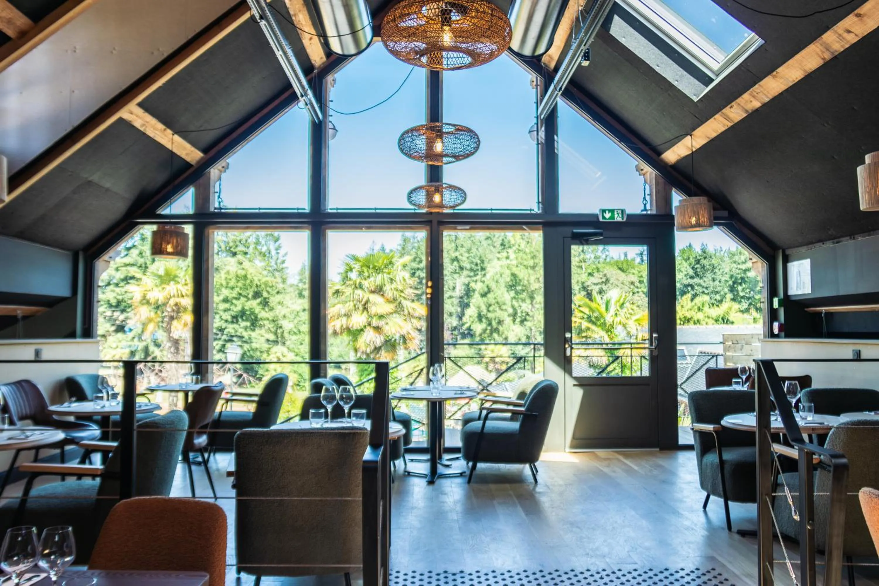Restaurant/places to eat in Mobile Homes by KelAir at Camping Domaine des Ormes