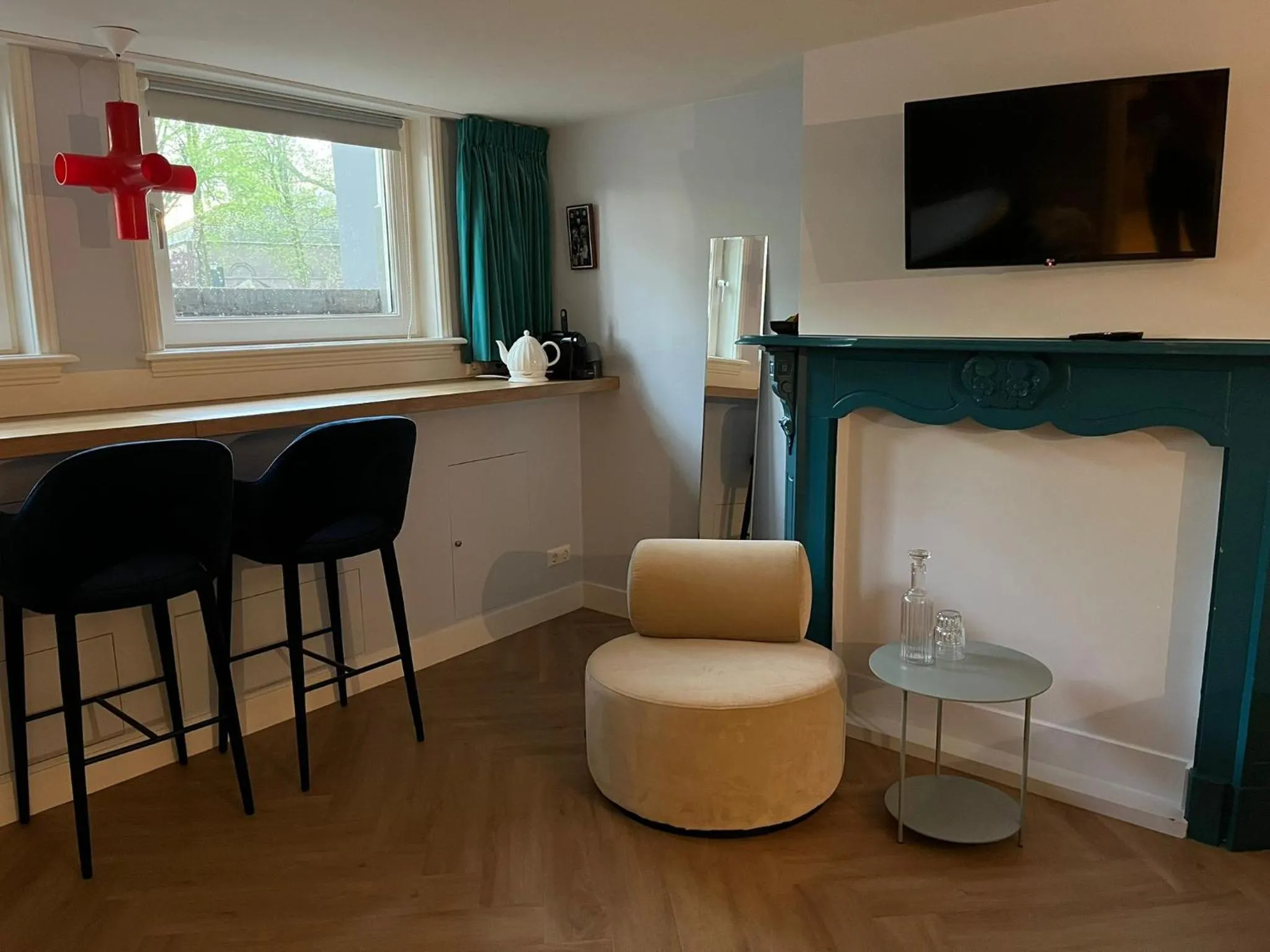 Seating area in MUZE Hotel Utrecht