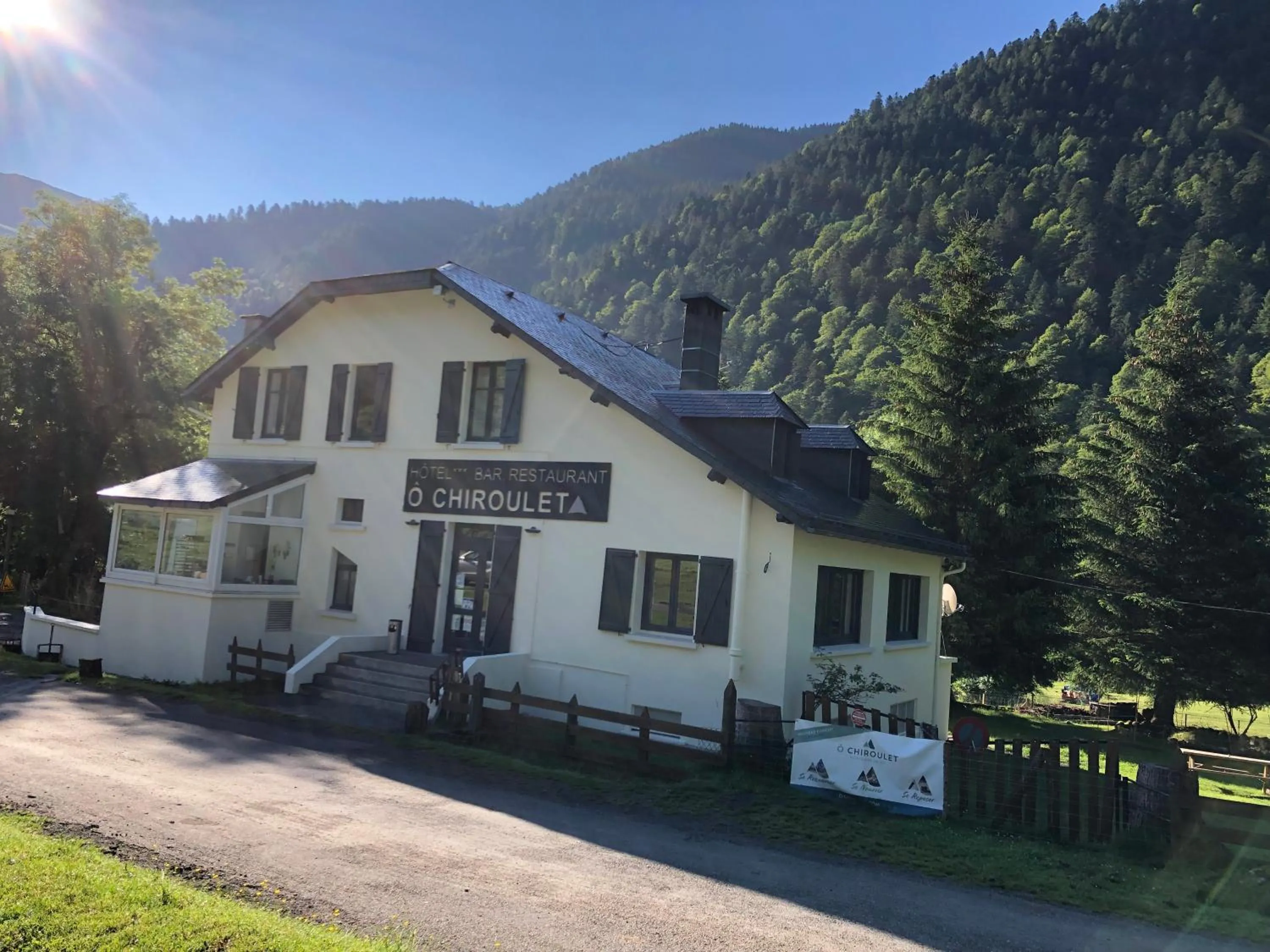 Garden in Hotel O Chiroulet
