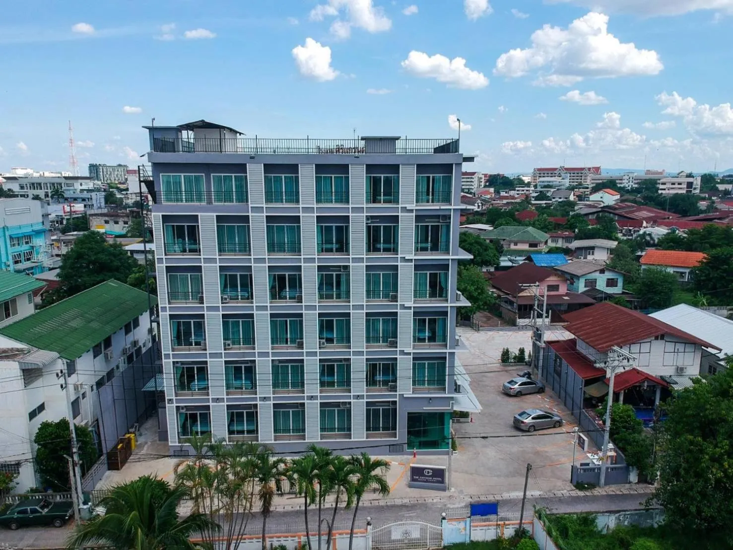 Property building in The Cottage Hotel Udon Thani