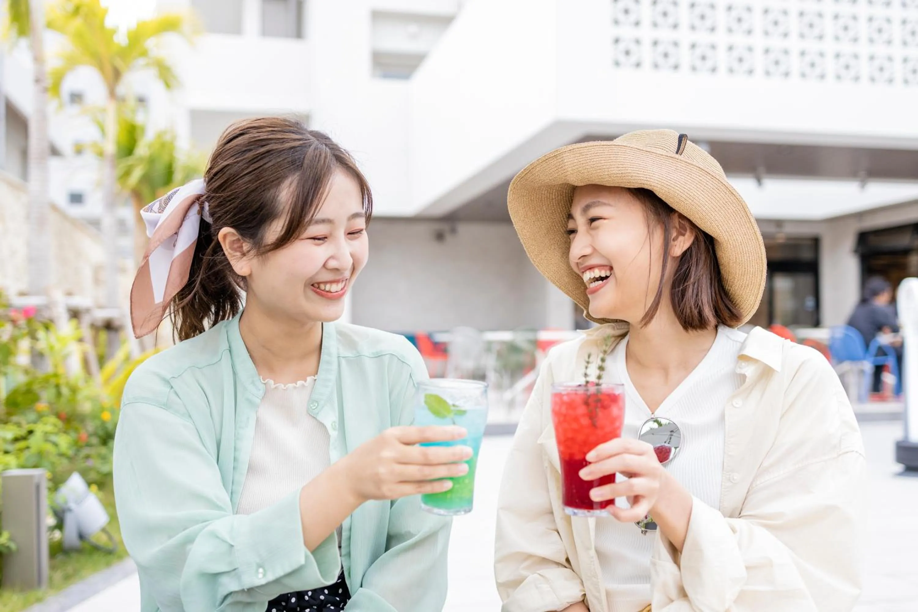 Pool view in Okinawa Hinode Resort and Hot Spring Hotel