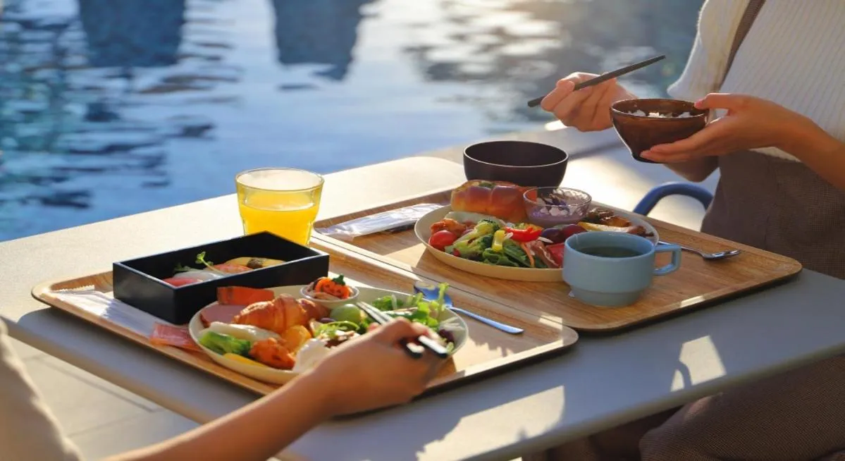 Food and drinks in Okinawa Hinode Resort and Hot Spring Hotel