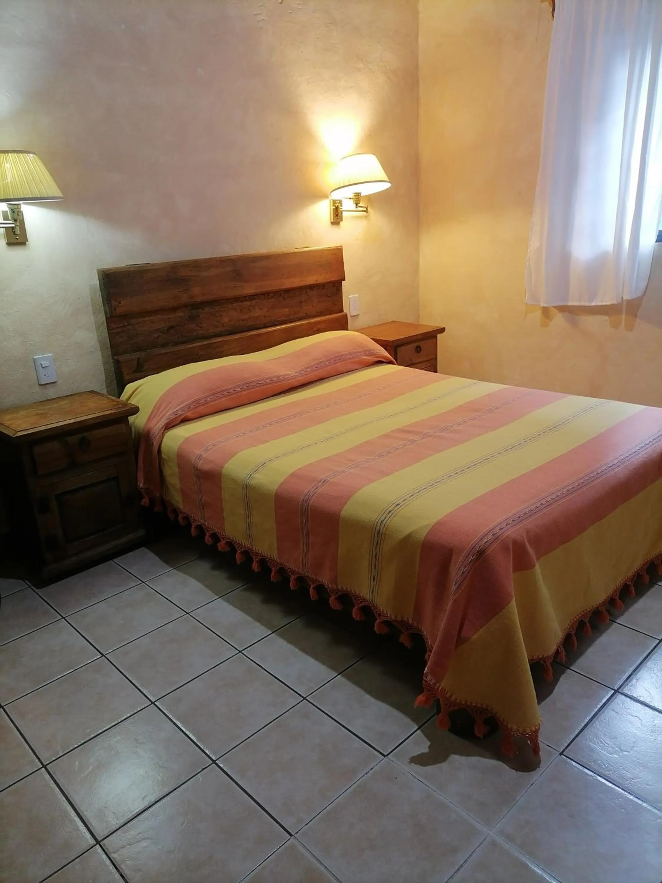 Bed in Posada Bugambilias