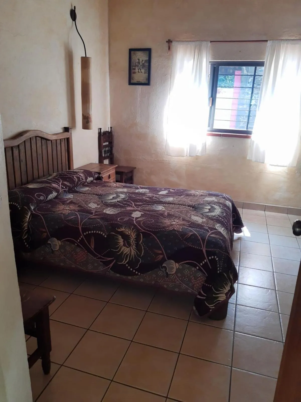 Bed in Posada Bugambilias