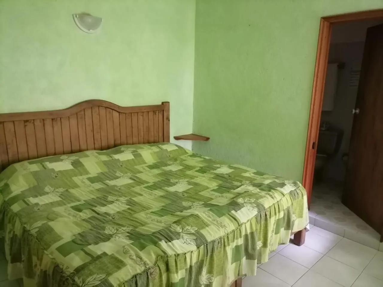 Bed in Posada Bugambilias