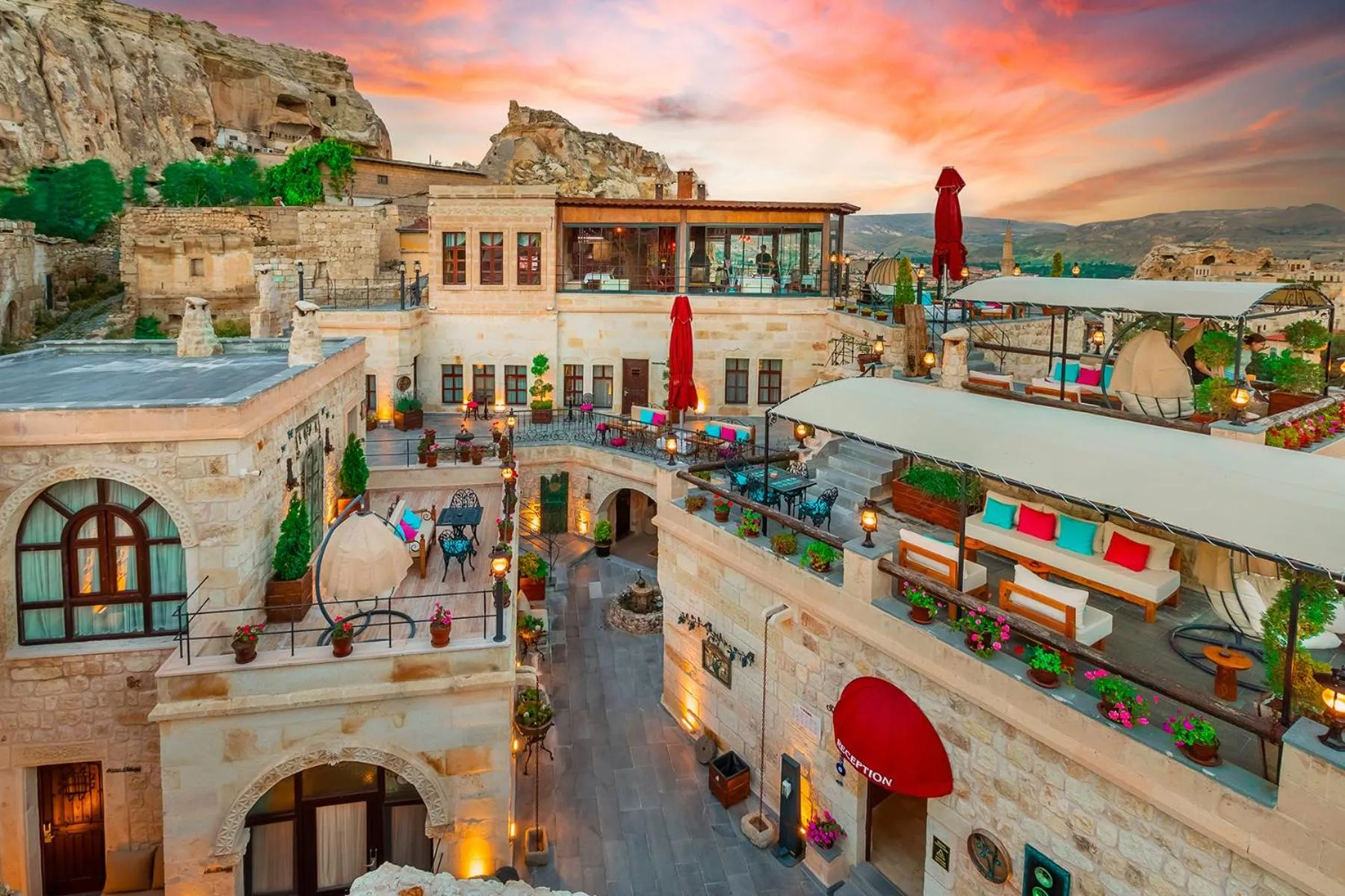 Property building in Elysion Cave Suites