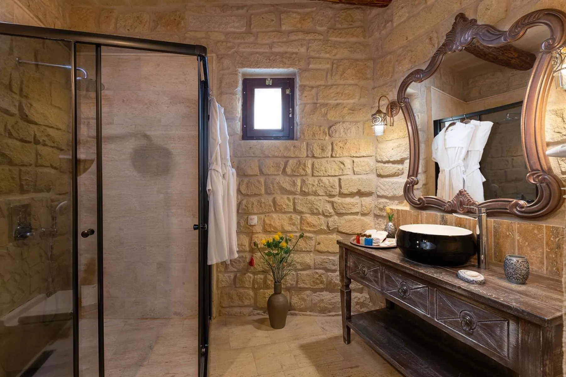 Bathroom in Elysion Cave Suites
