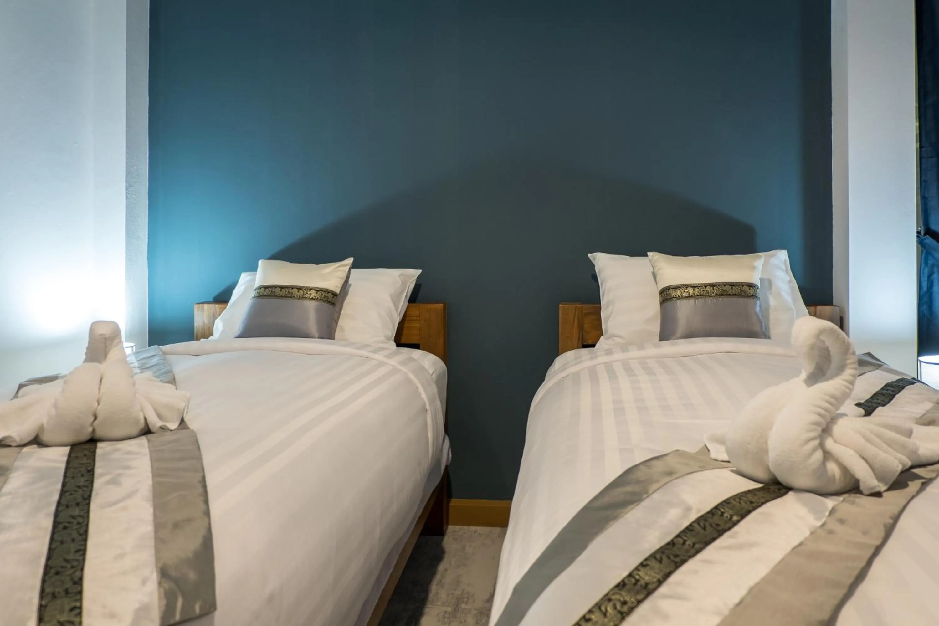 Bed in PaiApartHotel