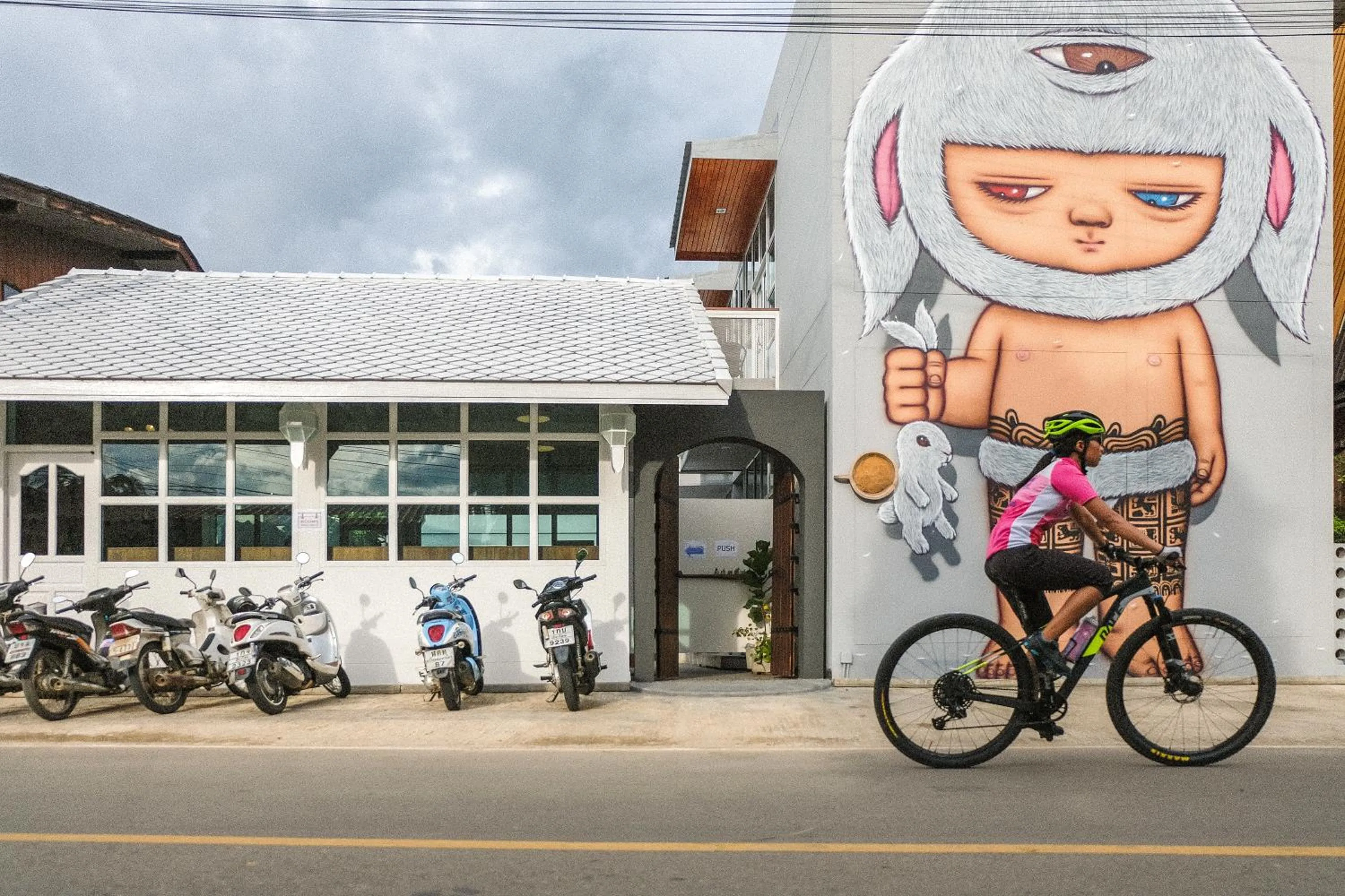 Facade/entrance in PaiApartHotel