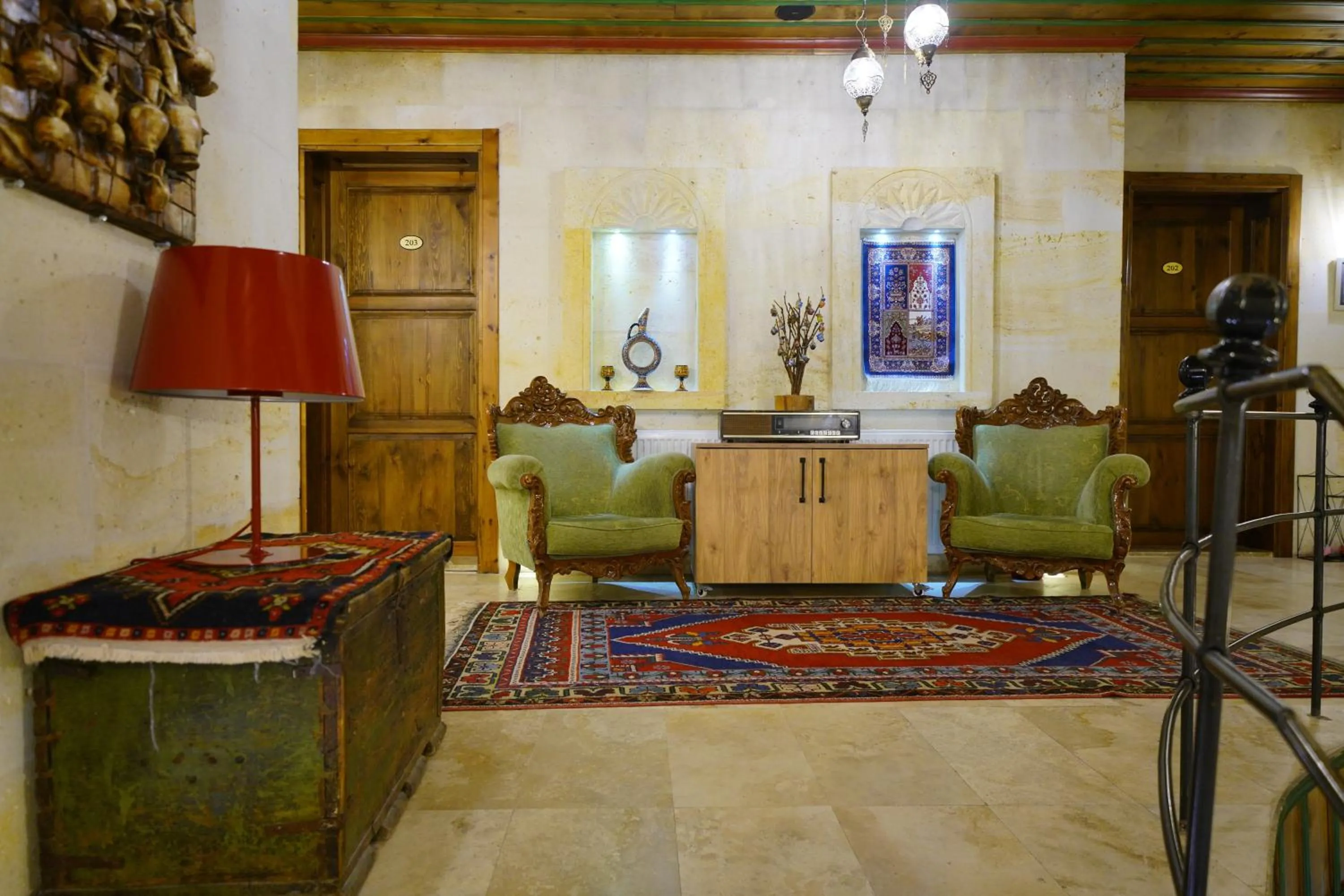 Decorative detail in Balloon Cave Hotel