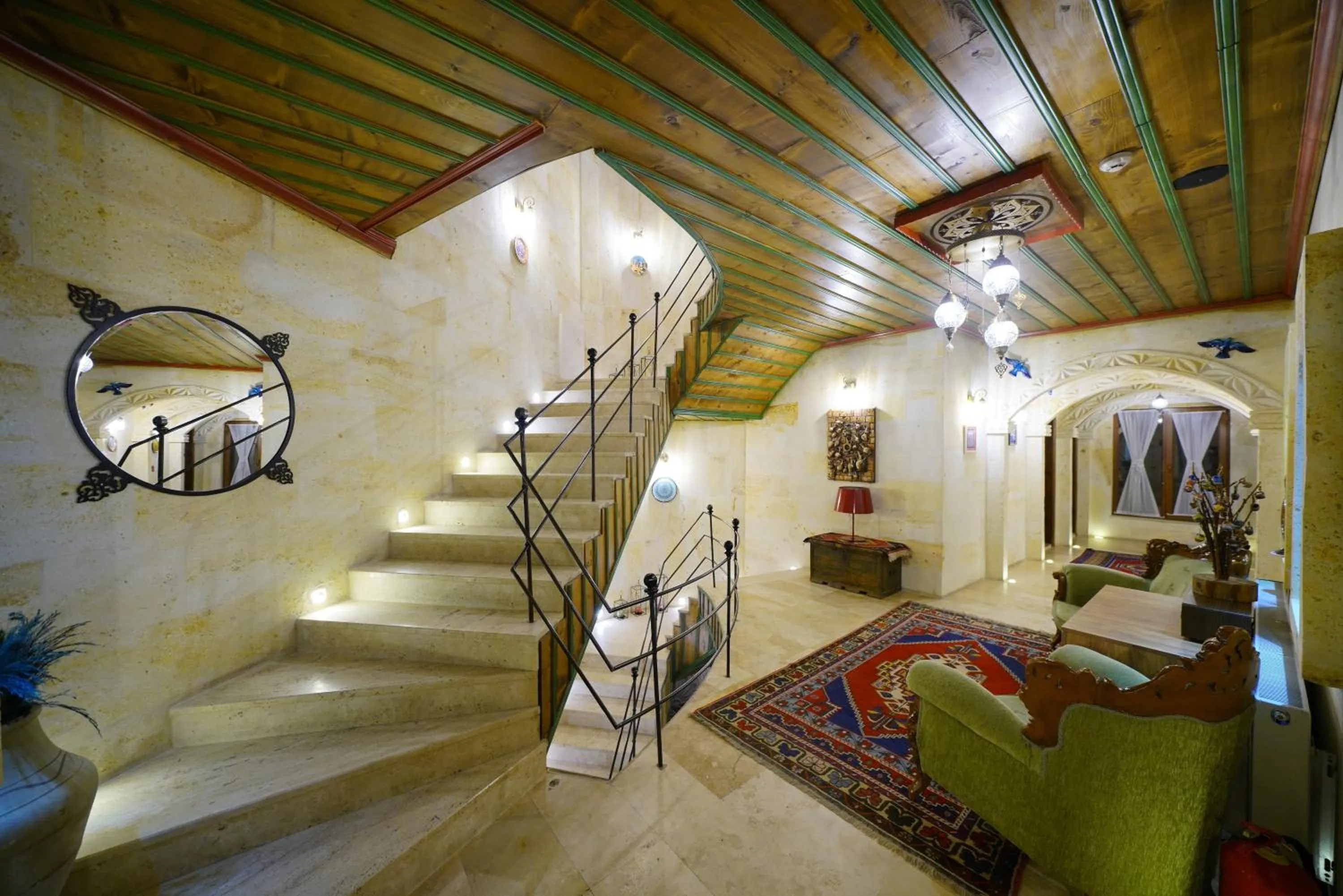 Decorative detail in Balloon Cave Hotel