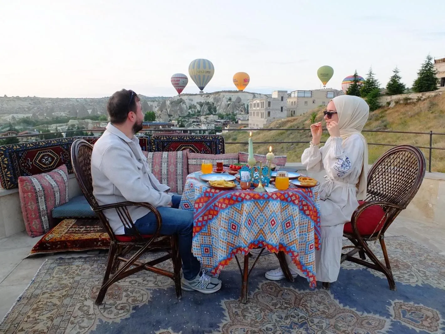 Balcony/Terrace in Balloon Cave Hotel