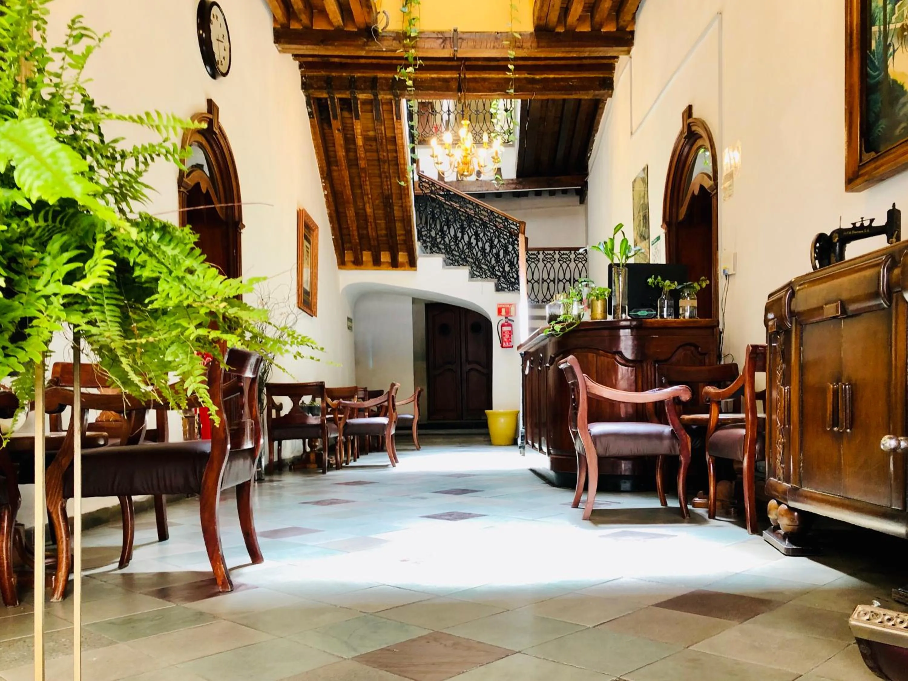 Lobby or reception in Hotel Boutique Casa de las Manrique