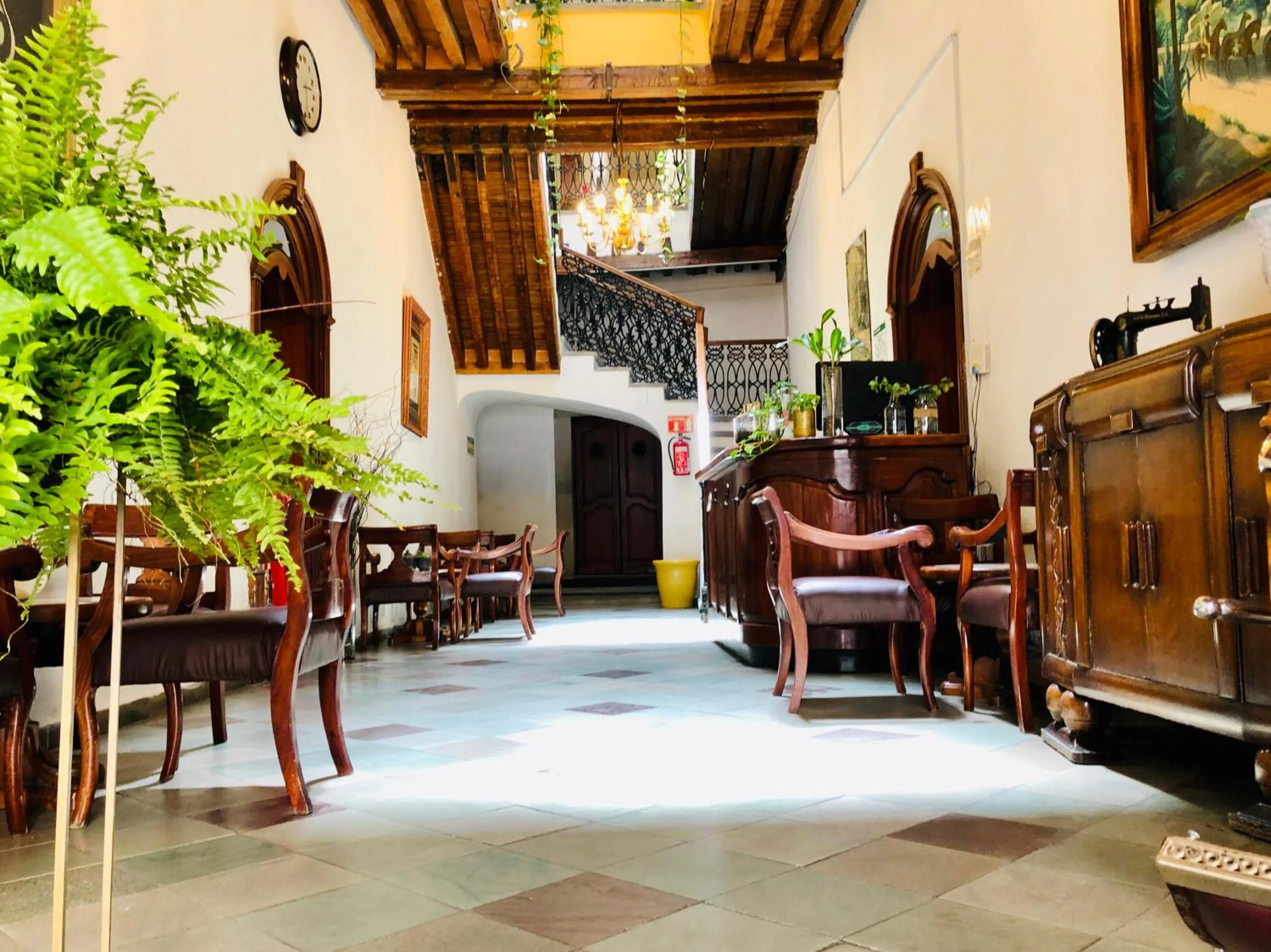 Lobby or reception in Hotel Boutique Casa de las Manrique