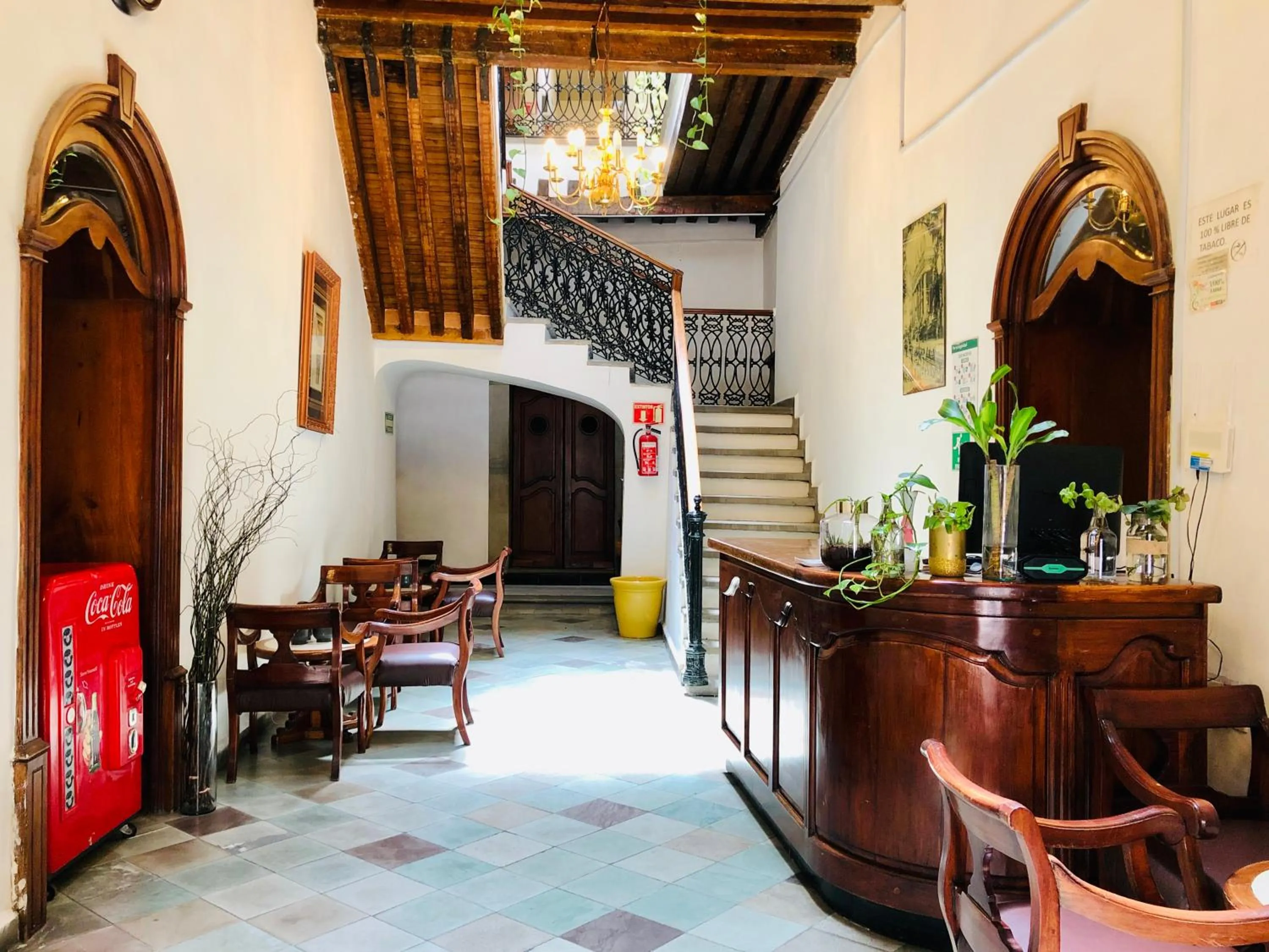Lobby or reception in Hotel Boutique Casa de las Manrique