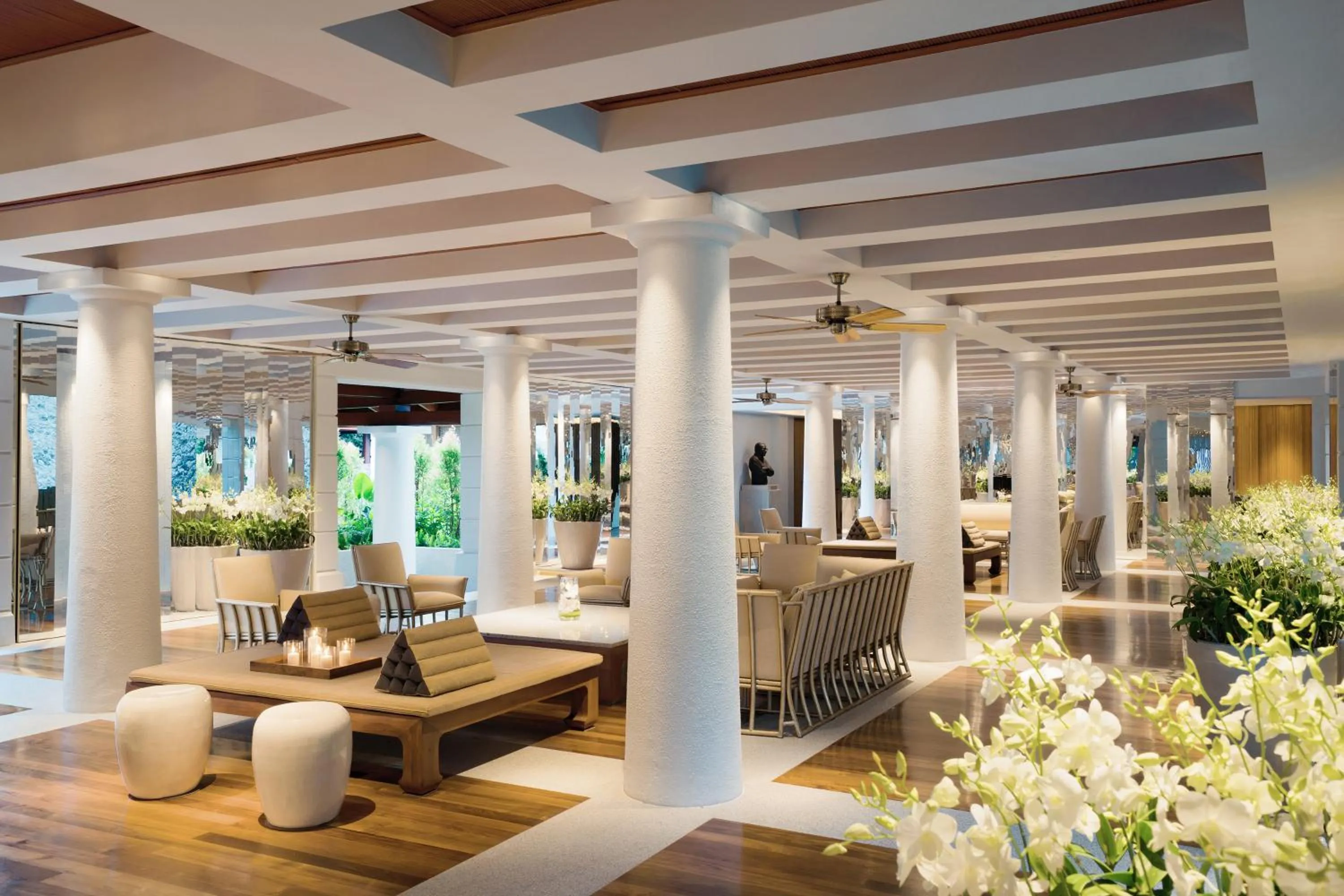 Living room in Chiva-Som International Health Resorts