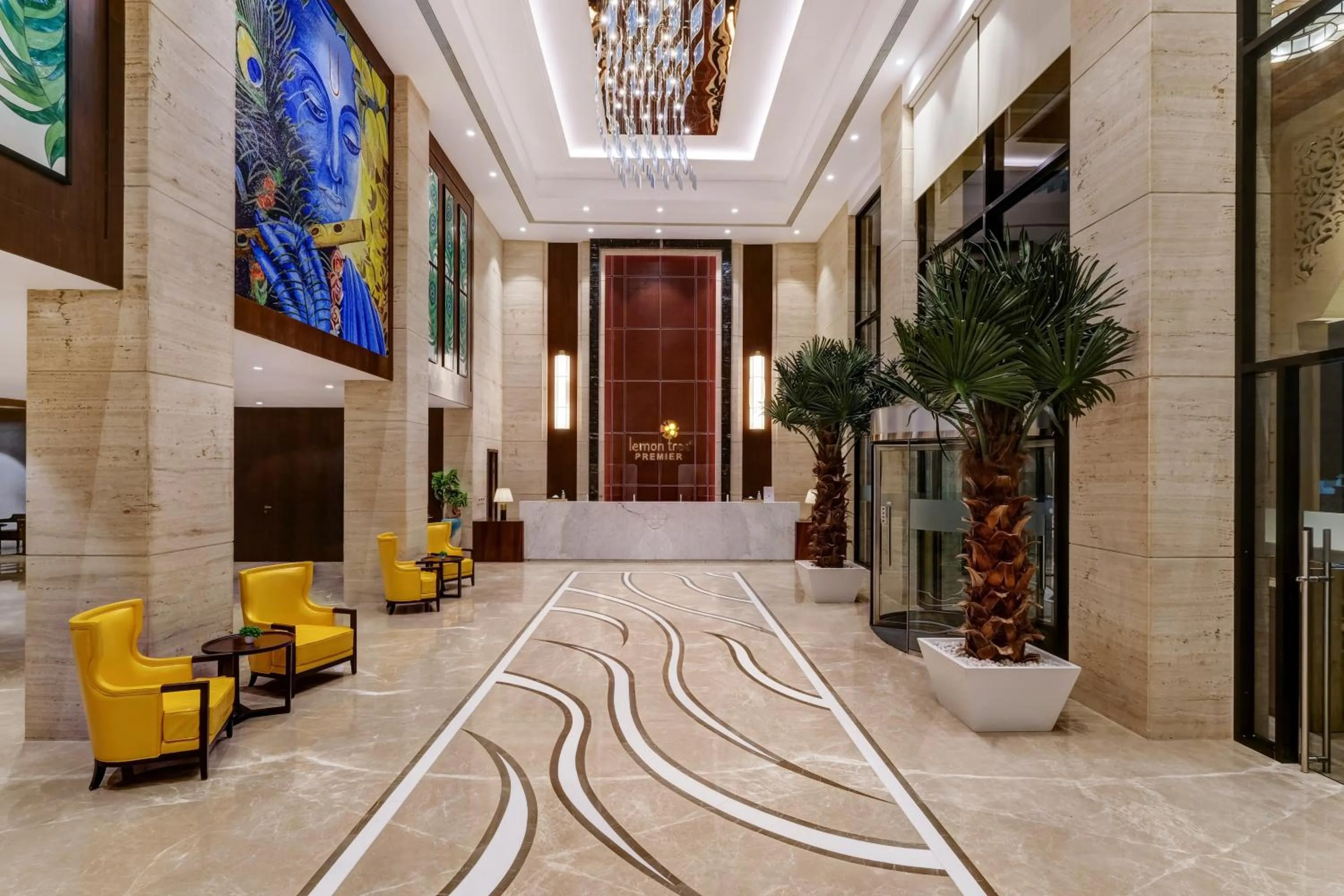 Lobby or reception in Lemon Tree Premier, Dwarka