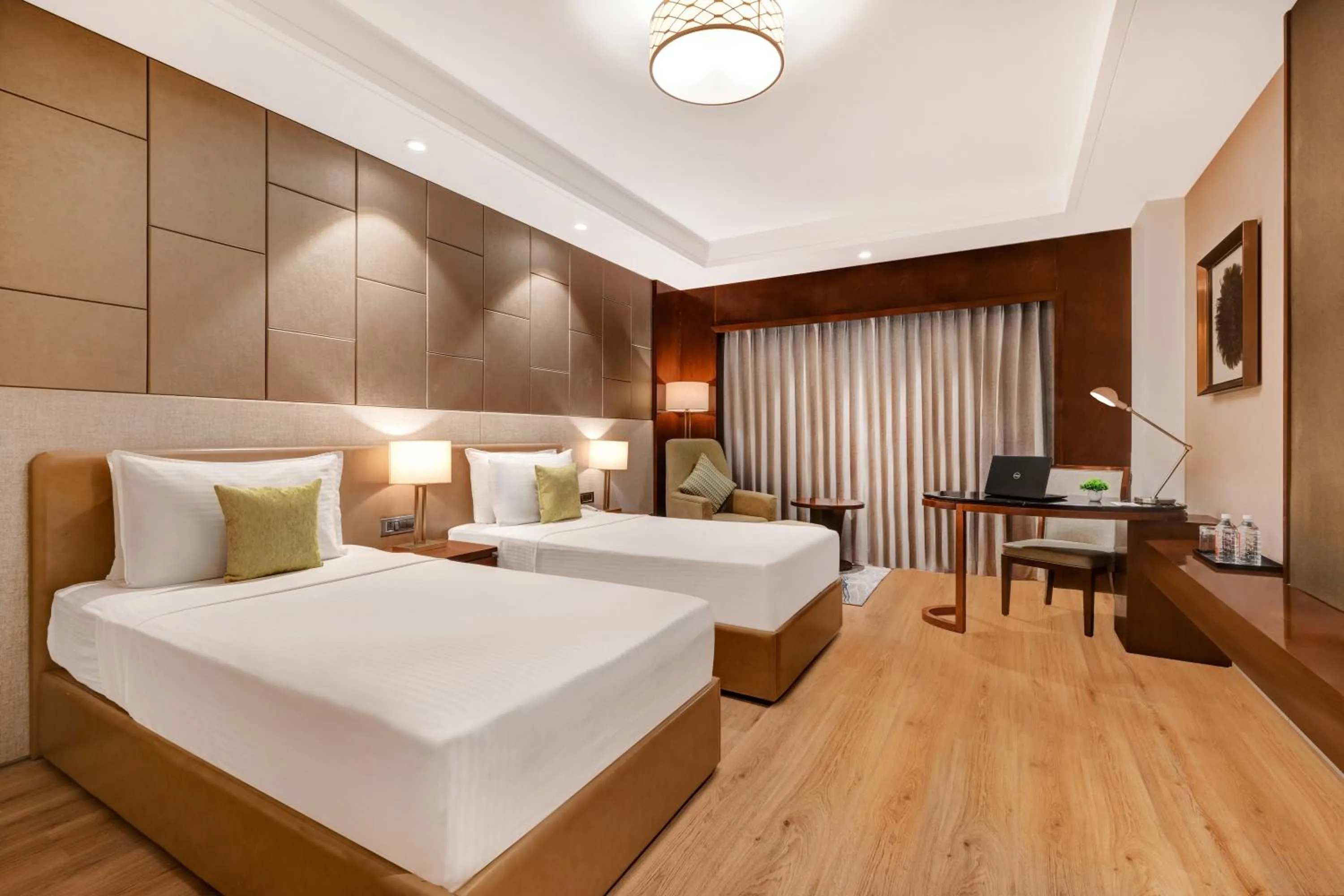 Bedroom, Bed in Lemon Tree Premier, Dwarka