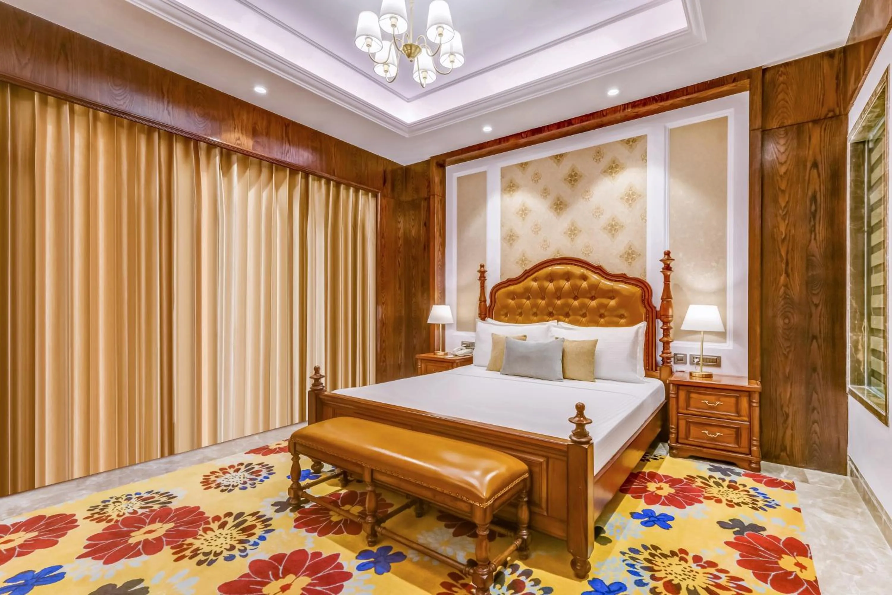 Bedroom, Bed in Lemon Tree Premier, Dwarka