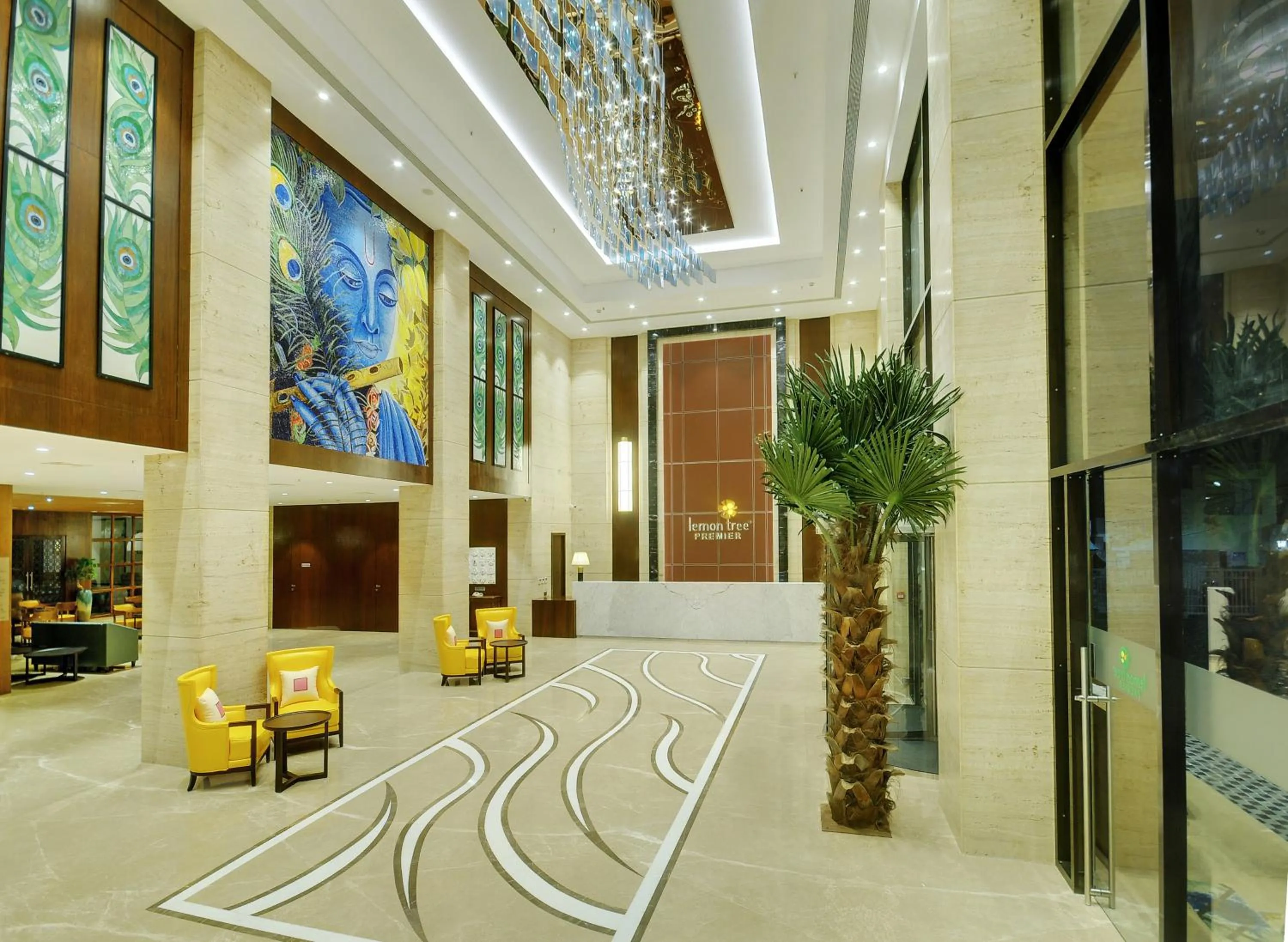 Lobby or reception in Lemon Tree Premier, Dwarka