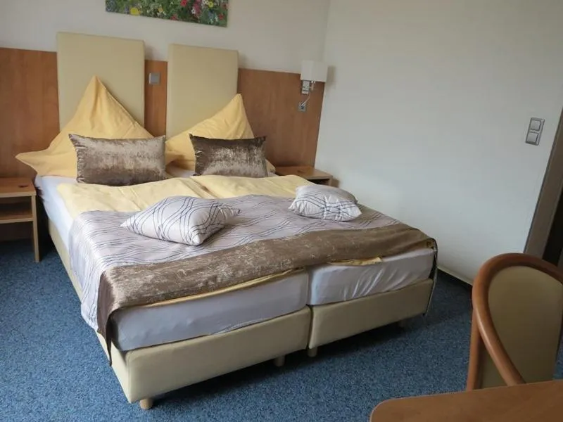 Decorative detail, Bed in Hotel Am Sonnenhang