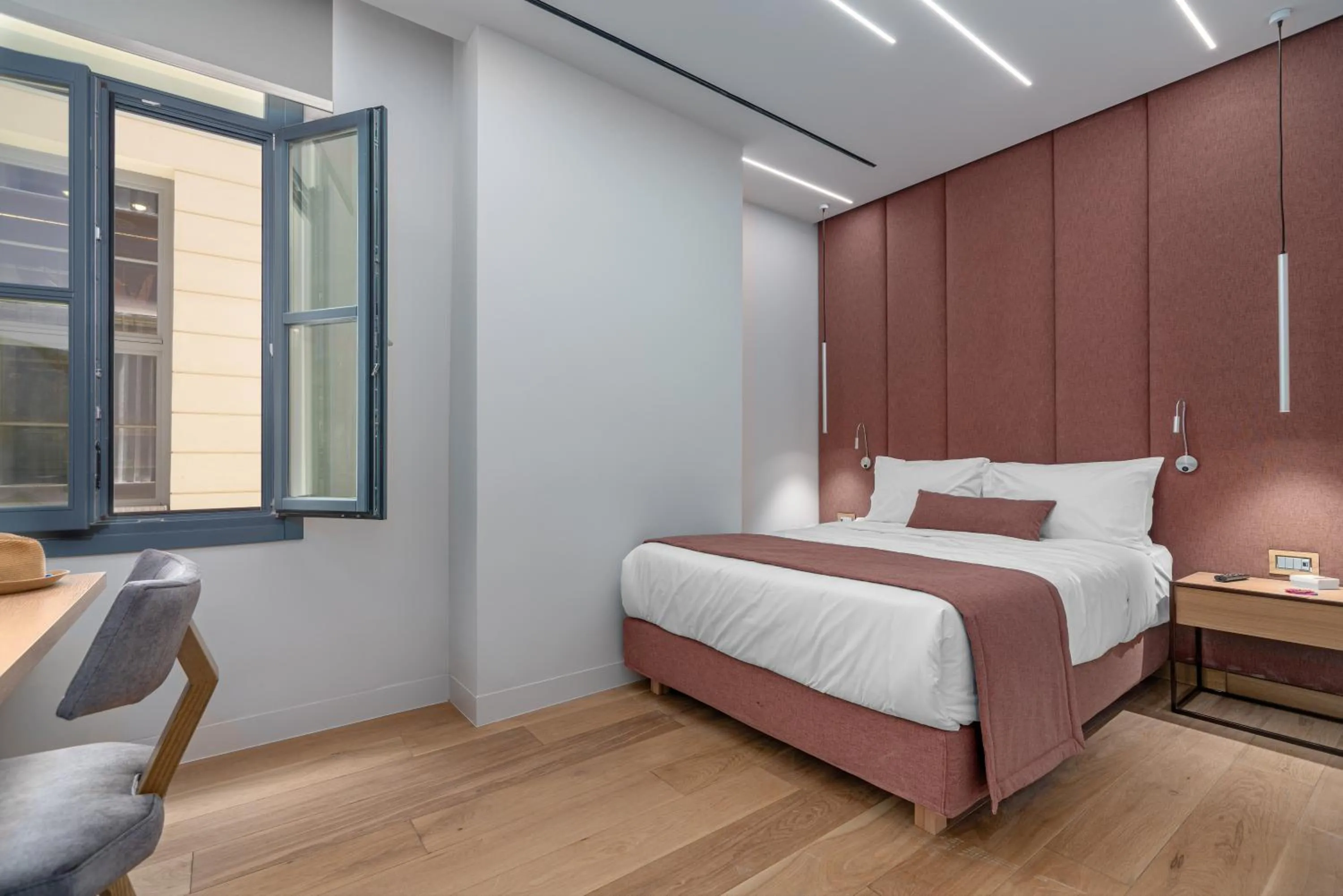 Bed in Hellenic Vibes Smart Hotel