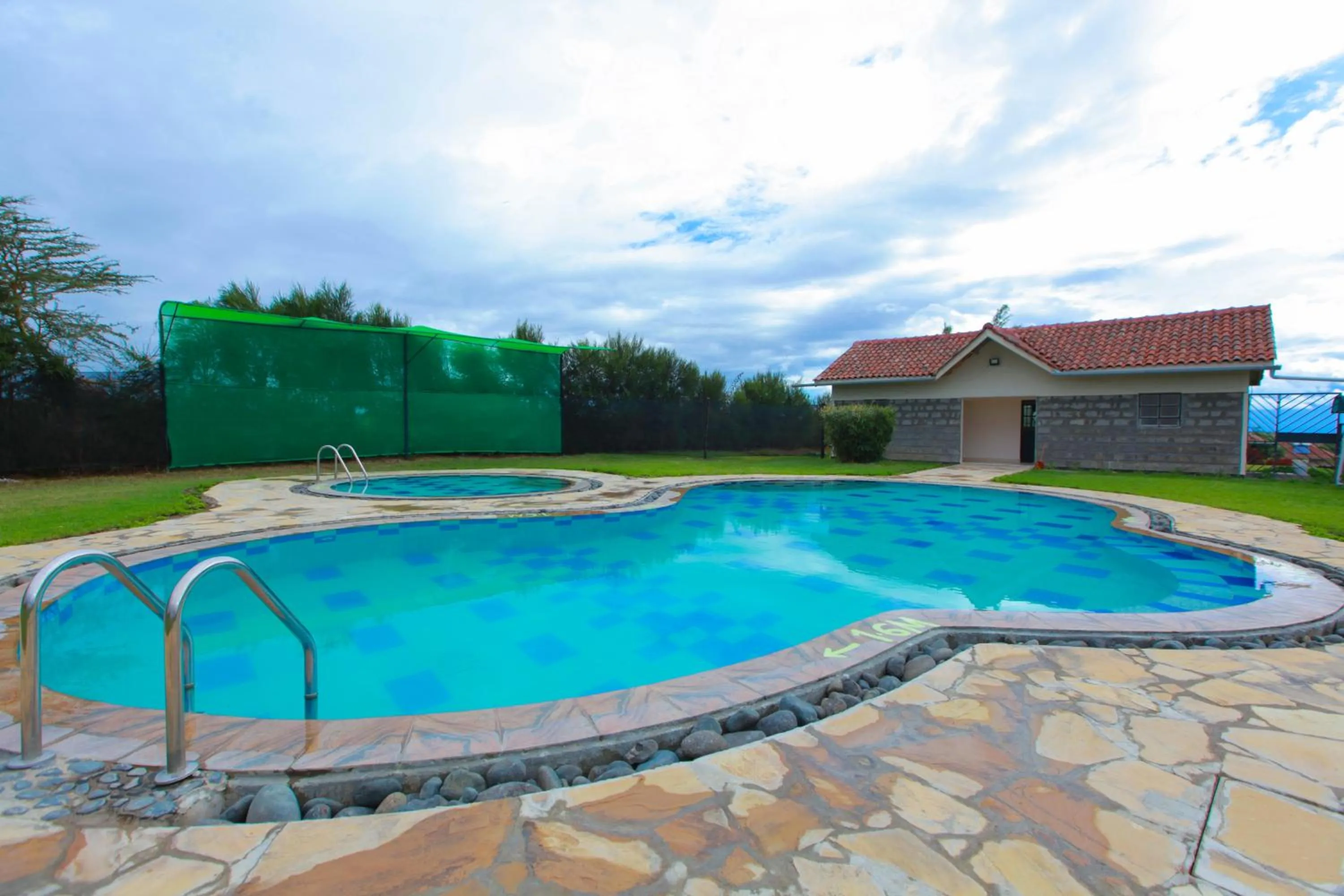 Pool view in Mtoni Resort, Naro moru