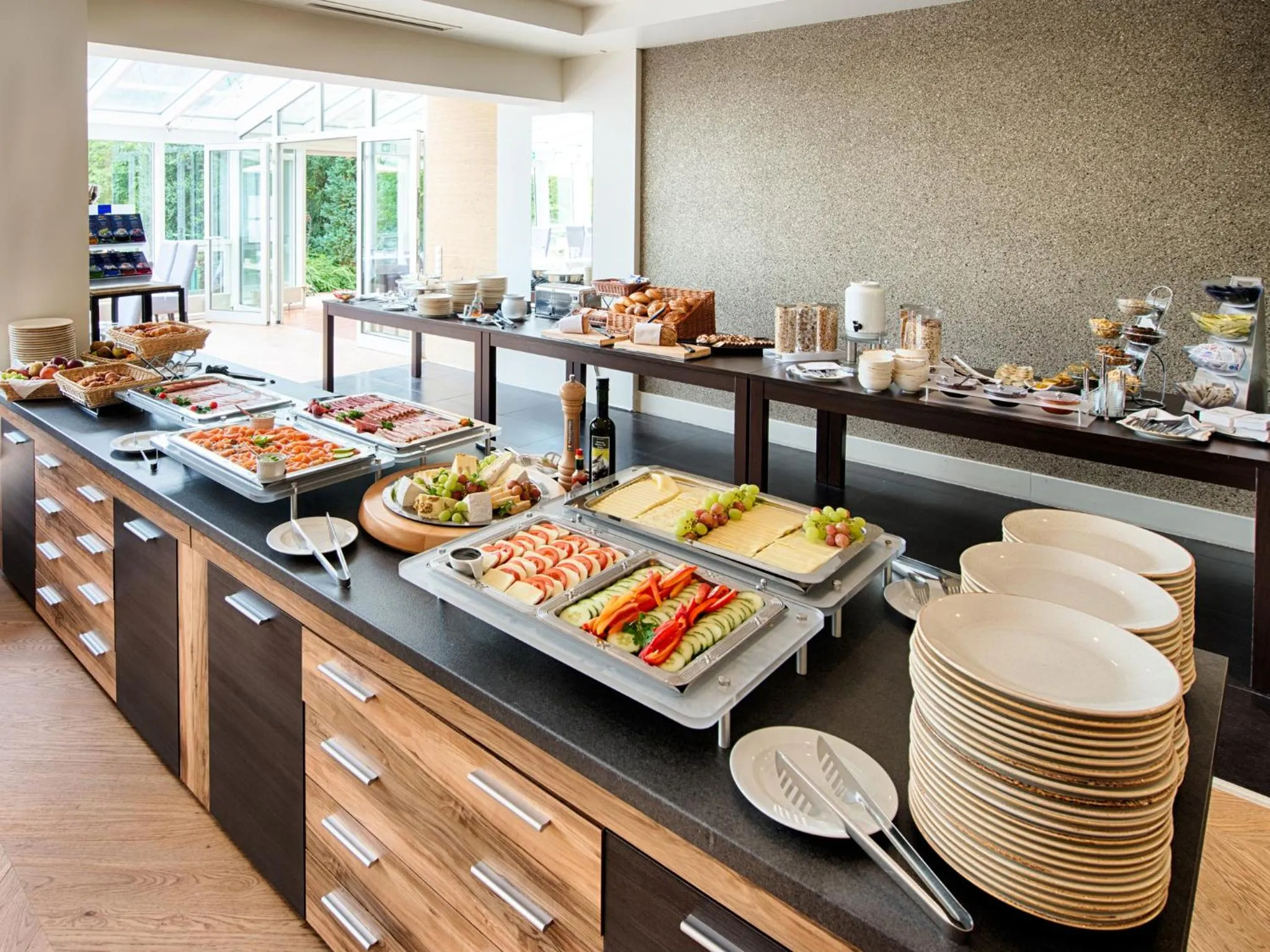 Buffet breakfast in ACHAT Hotel Bad Dürkheim