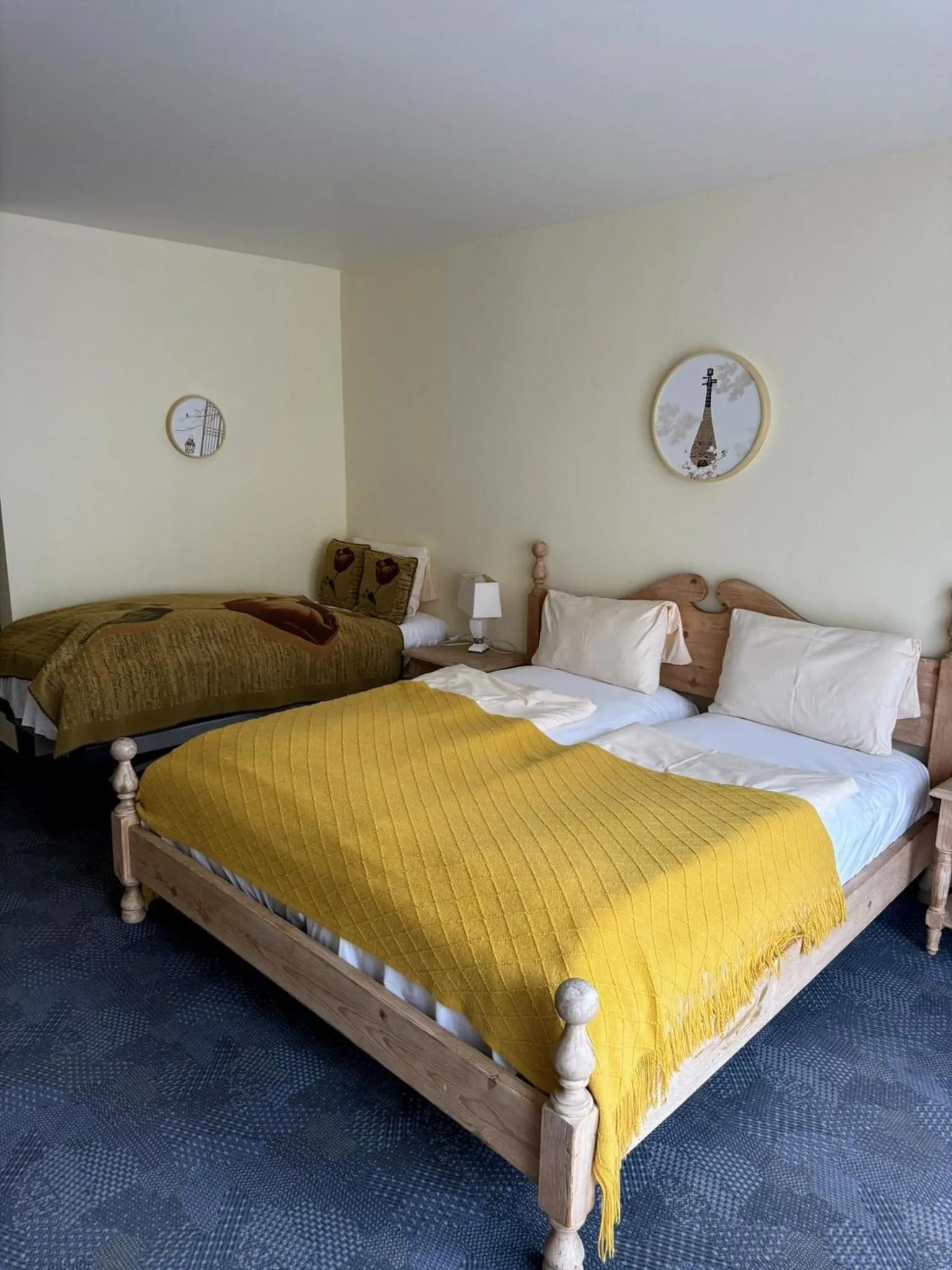 Bed in Hotel Lessing