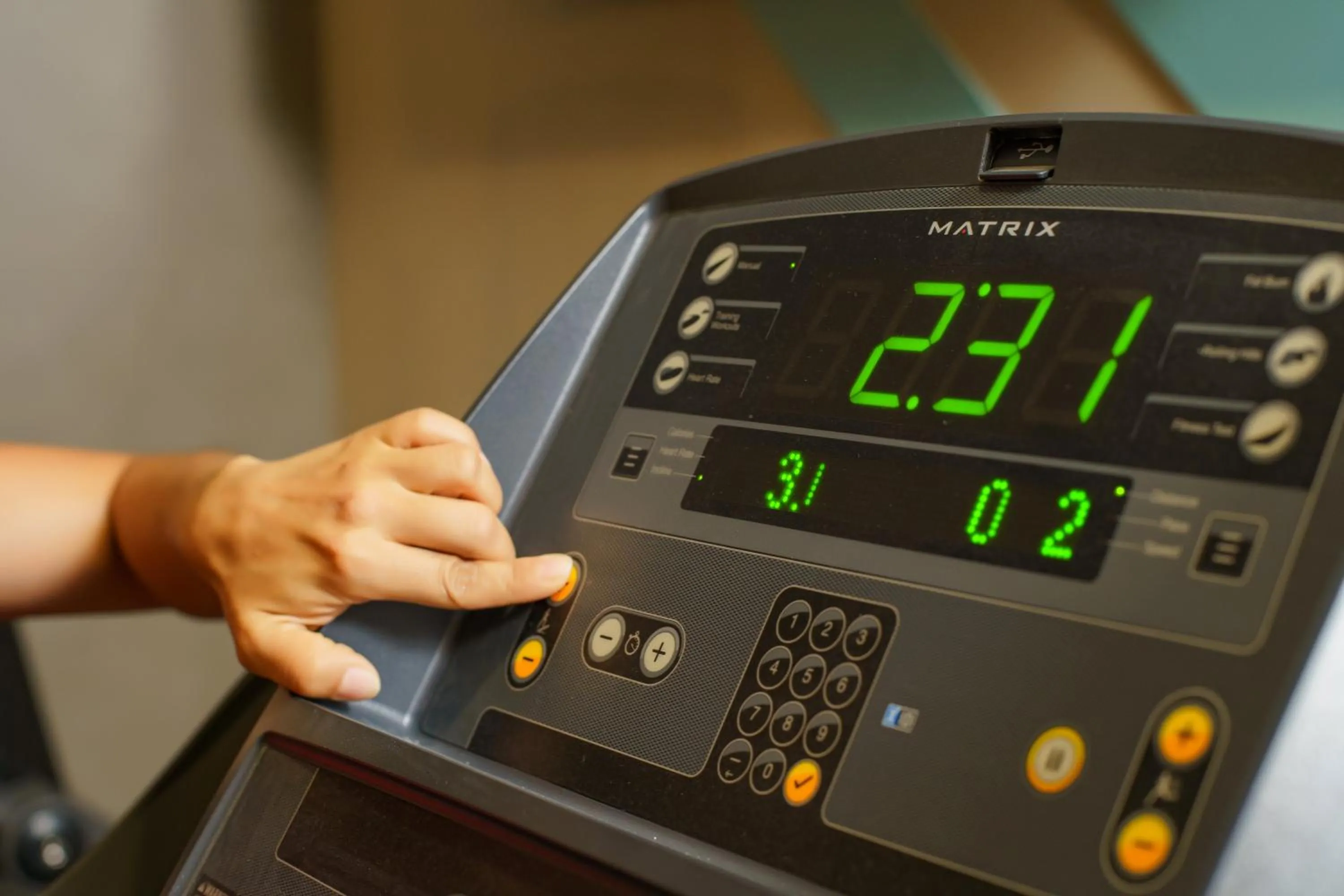 Fitness centre/facilities in Manor Hotel