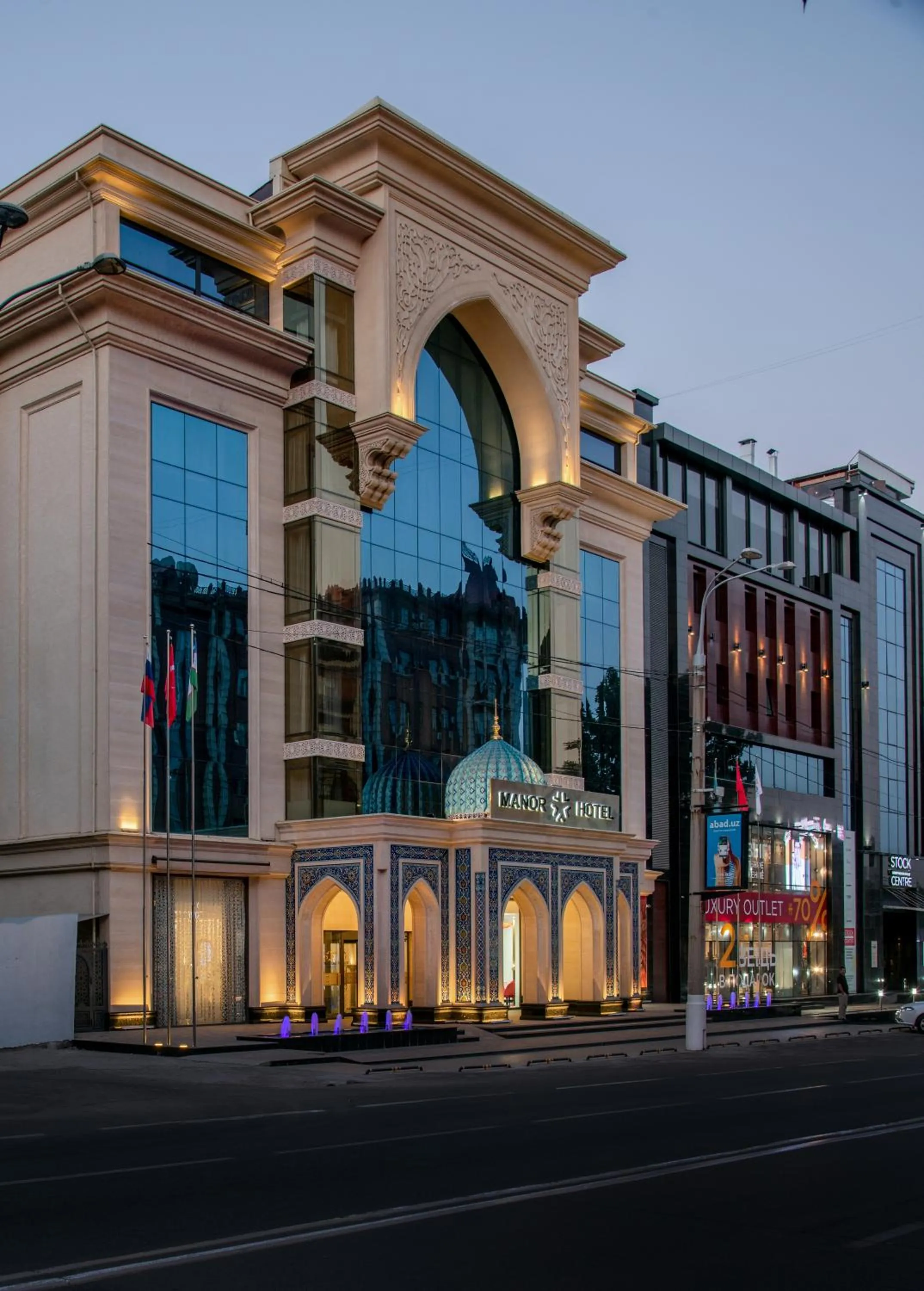 Property building in Manor Hotel