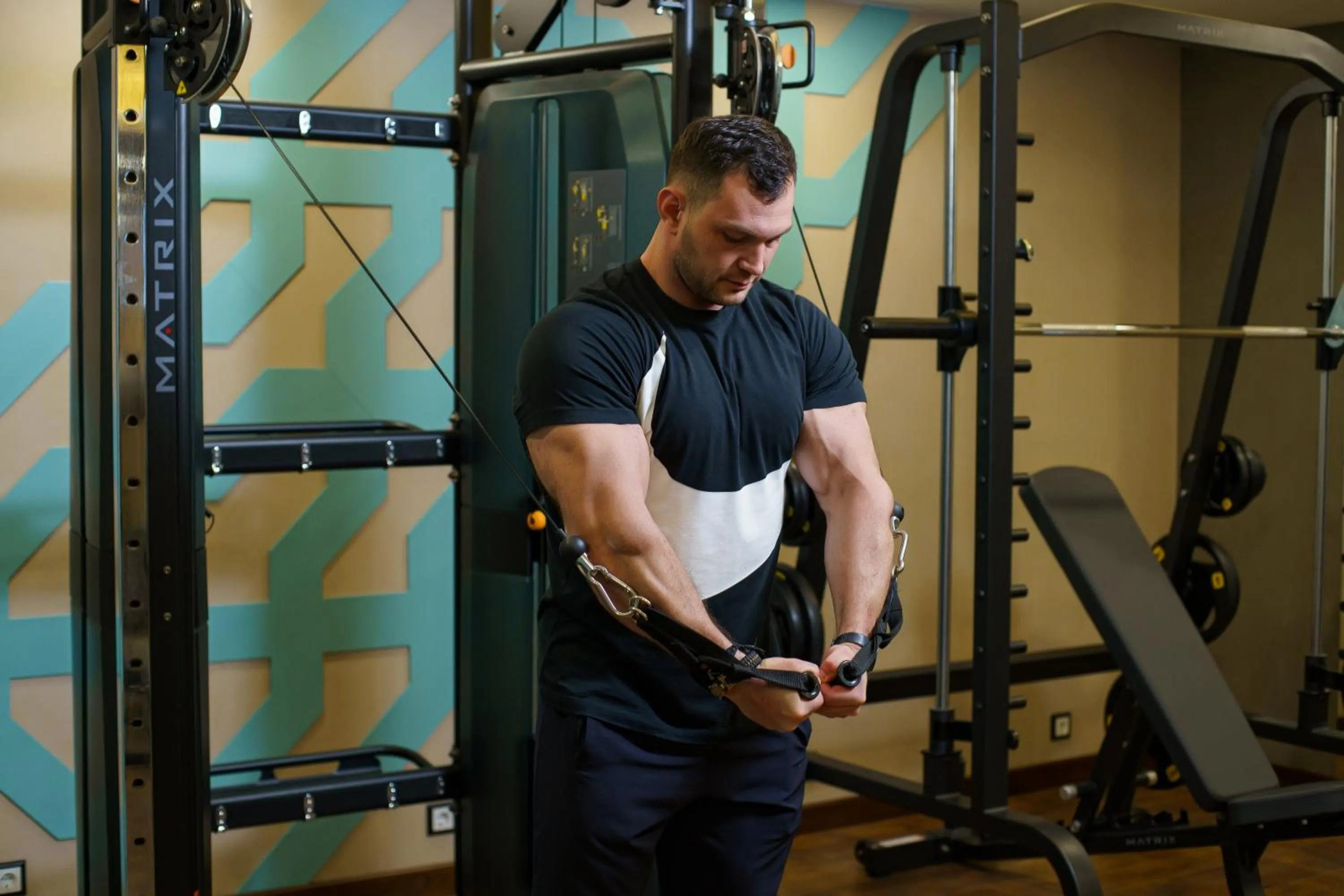 Fitness centre/facilities in Manor Hotel