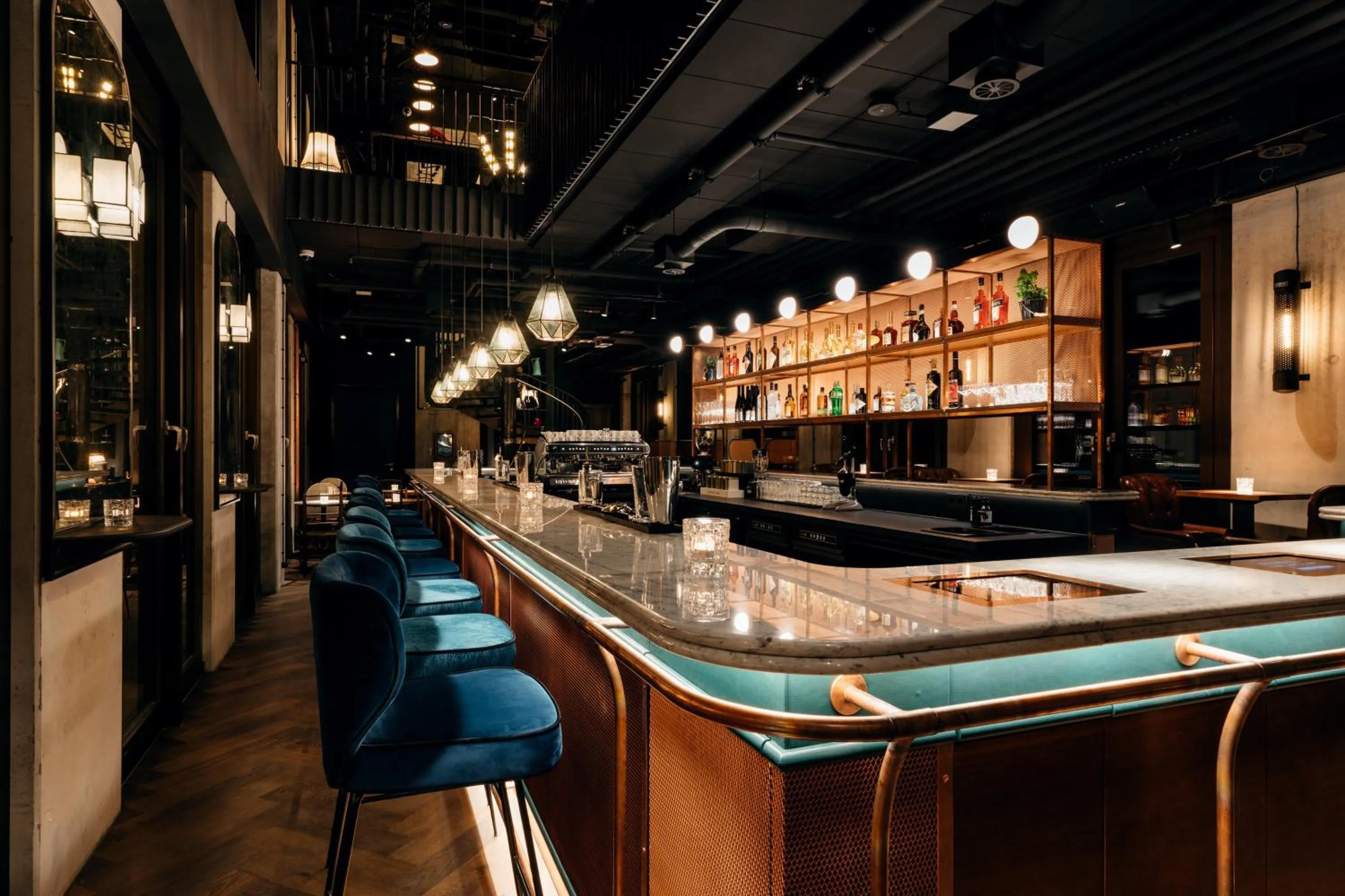 Lobby or reception in Ruby Louise Hotel Frankfurt