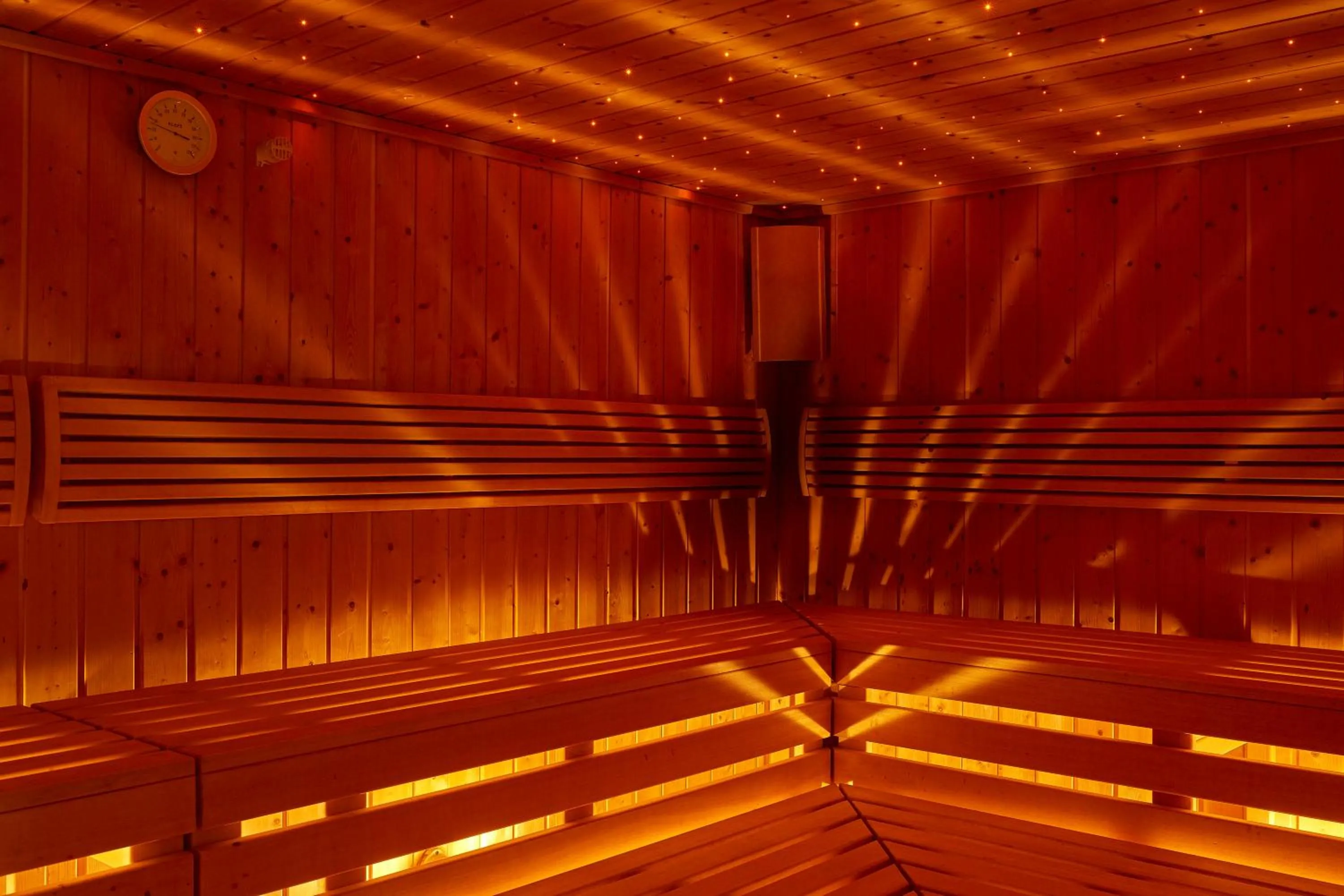 Sauna in Hostellerie am Schwarzsee