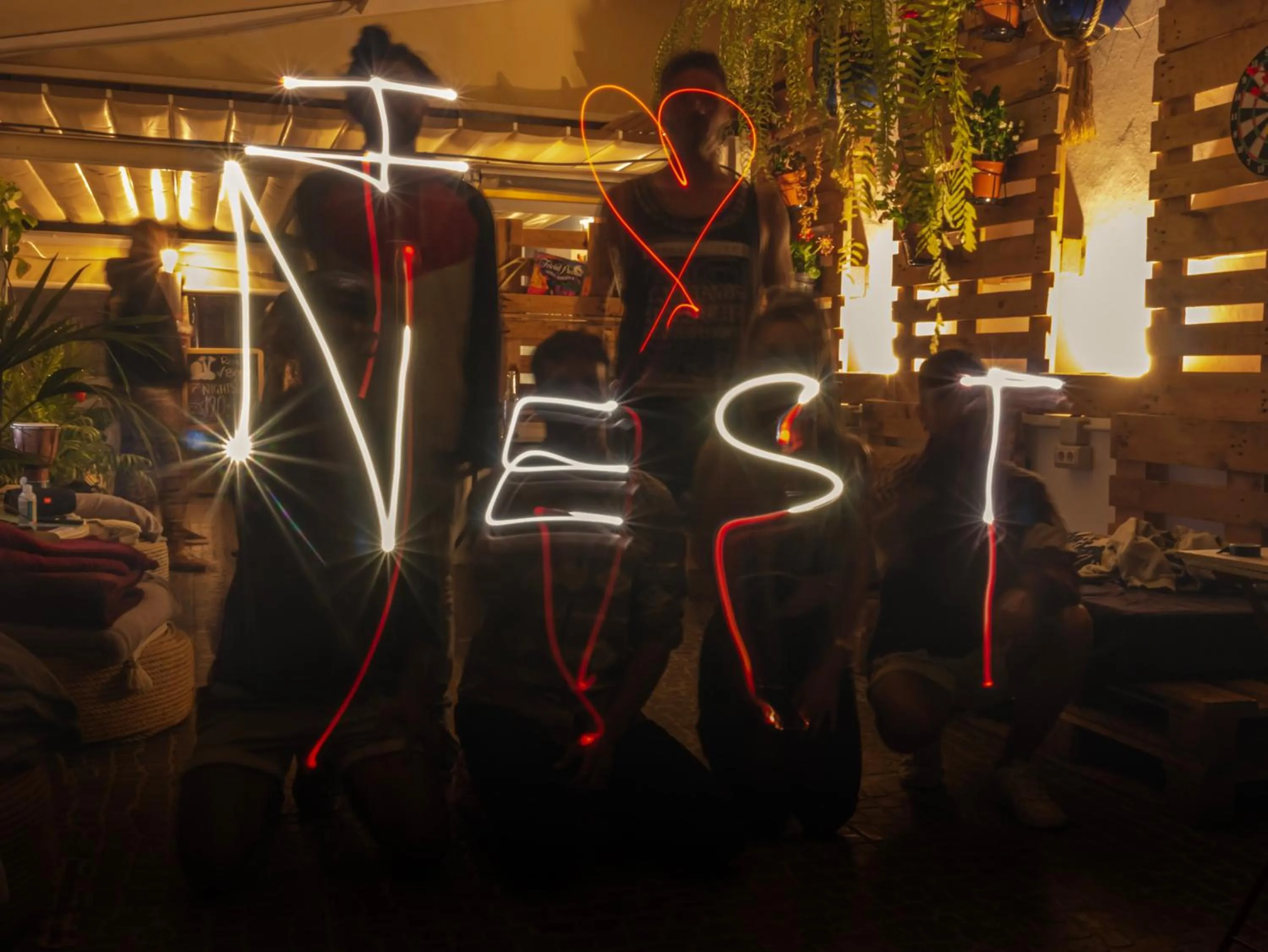 People in Aguere Nest Hostel