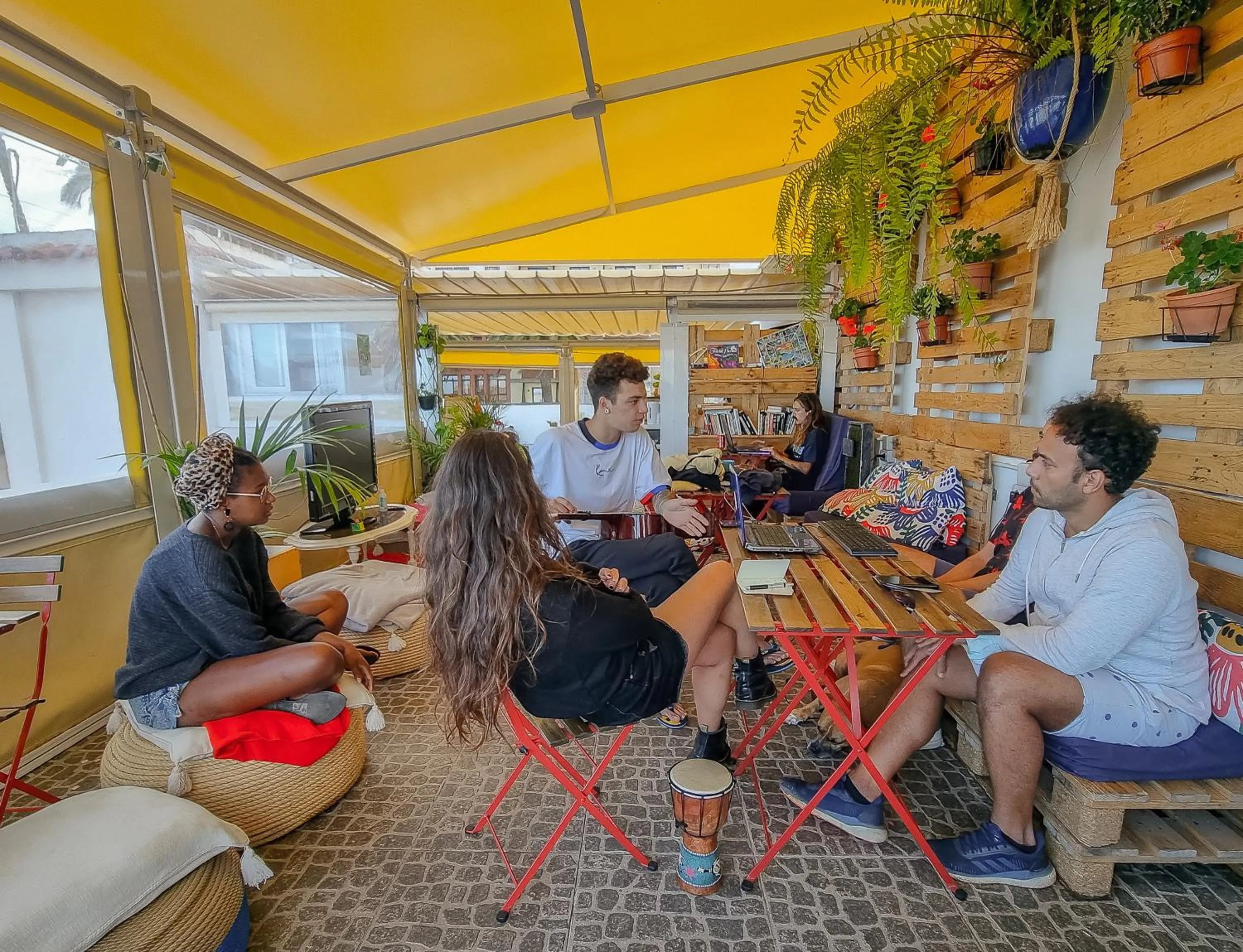 Balcony/Terrace in Aguere Nest Hostel