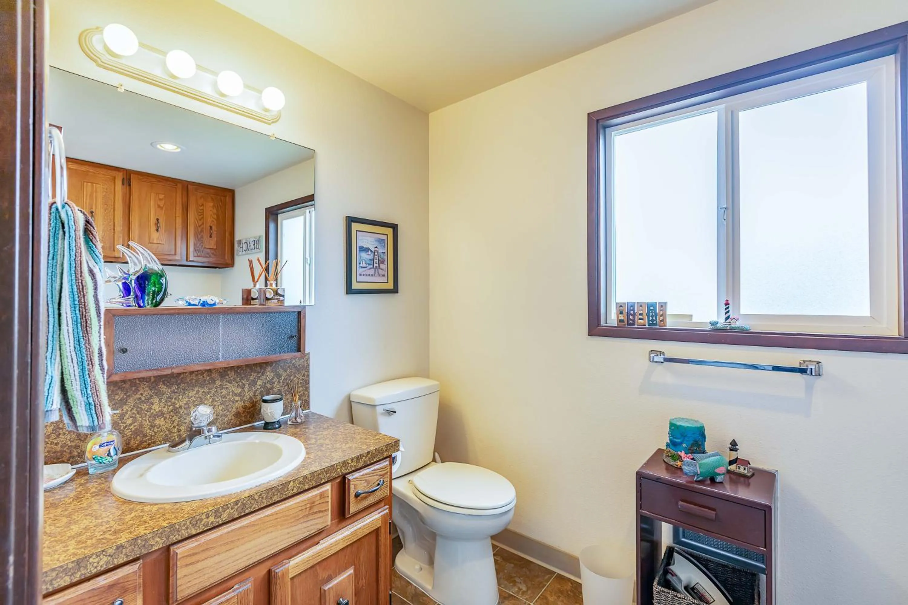 Bathroom in Gaea House