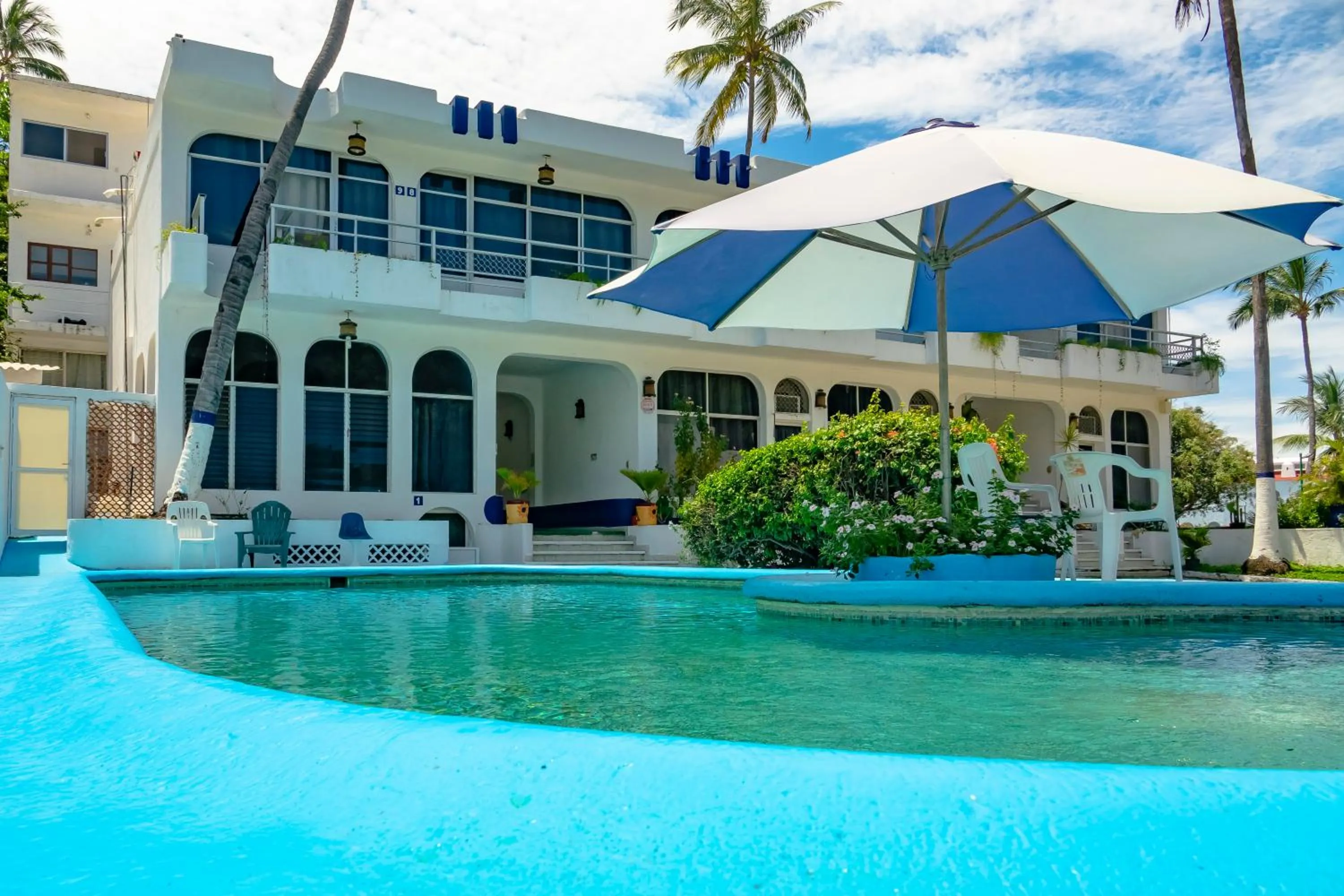 Pool view in Suites La Audiencia