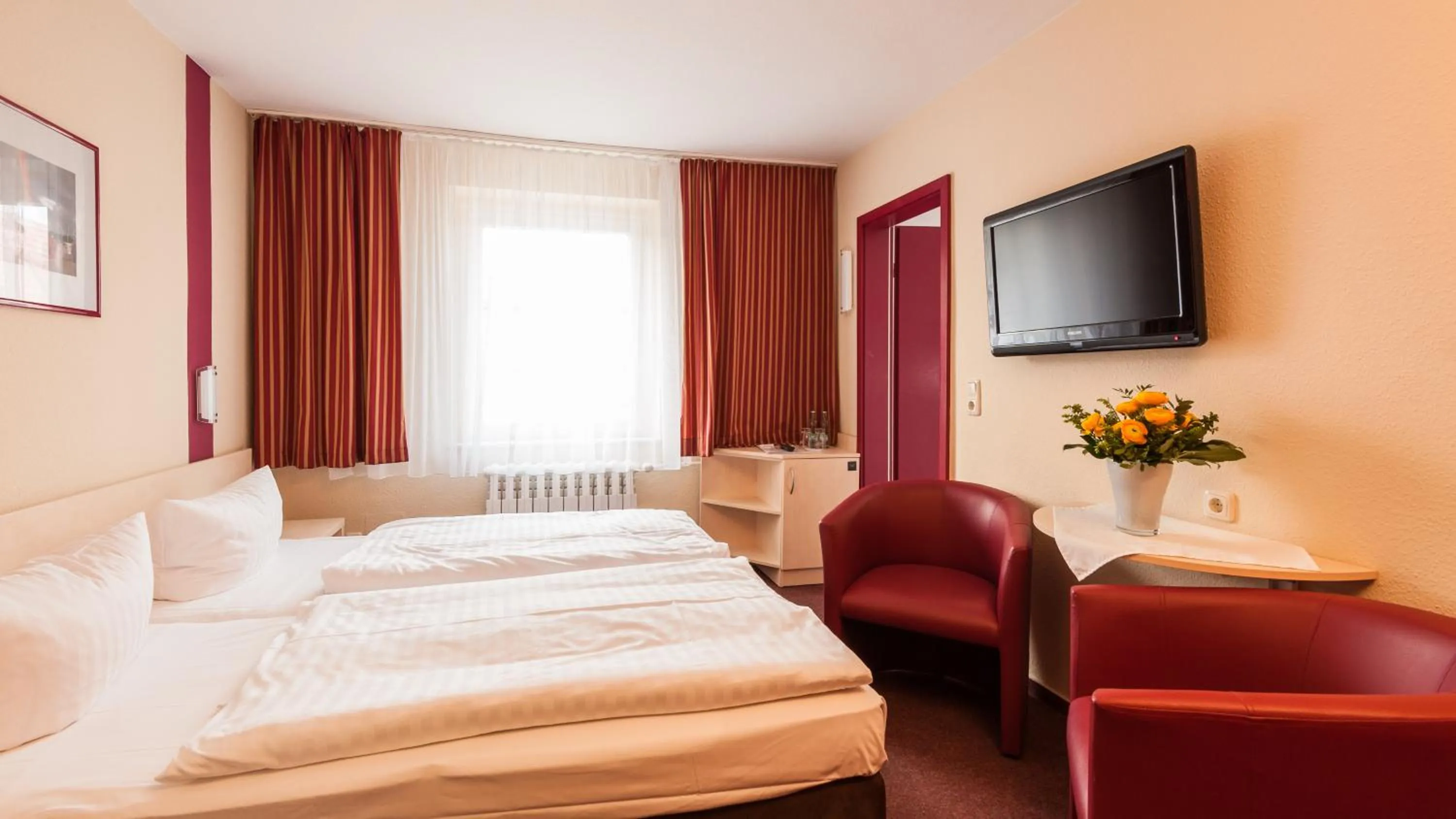 Bedroom, Bed in Panorama Hotel Bansin