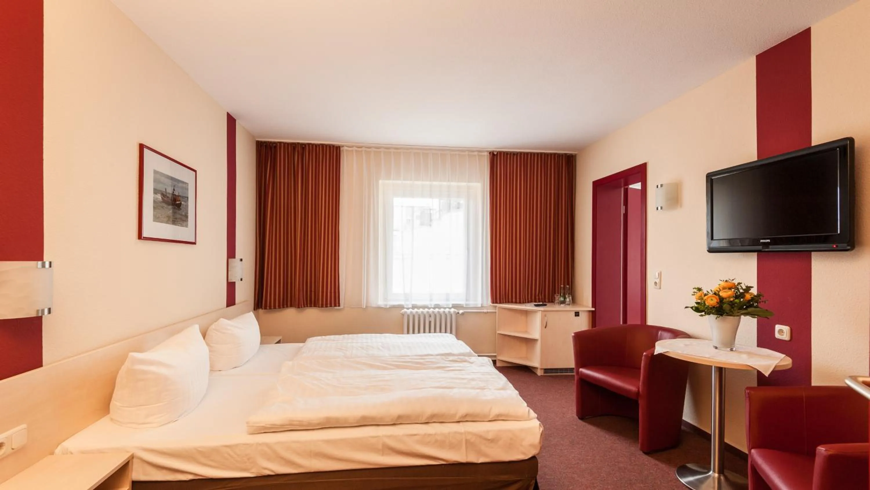 Bedroom, Bed in Panorama Hotel Bansin