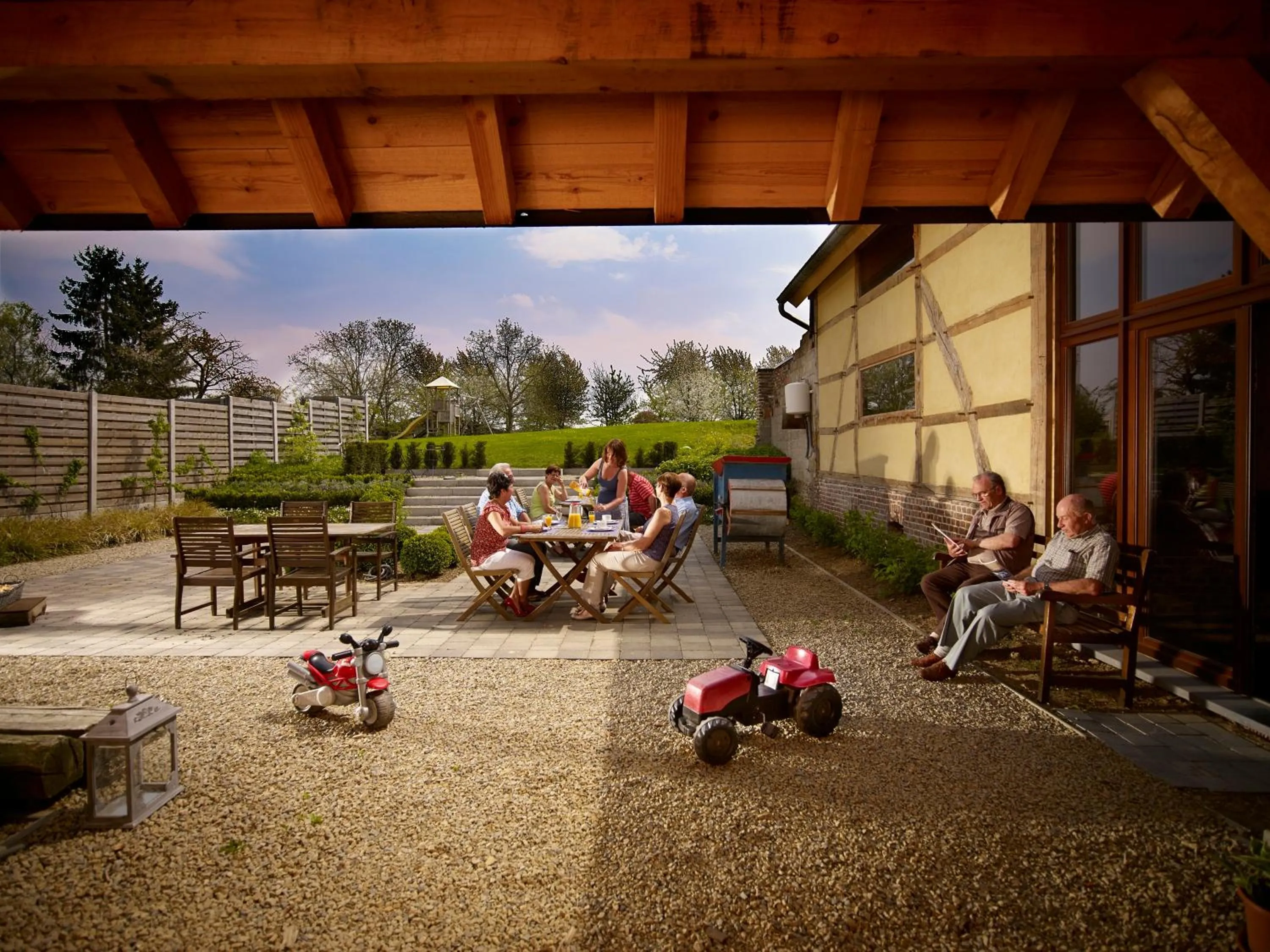 Balcony/Terrace in B&B 't Maanhof