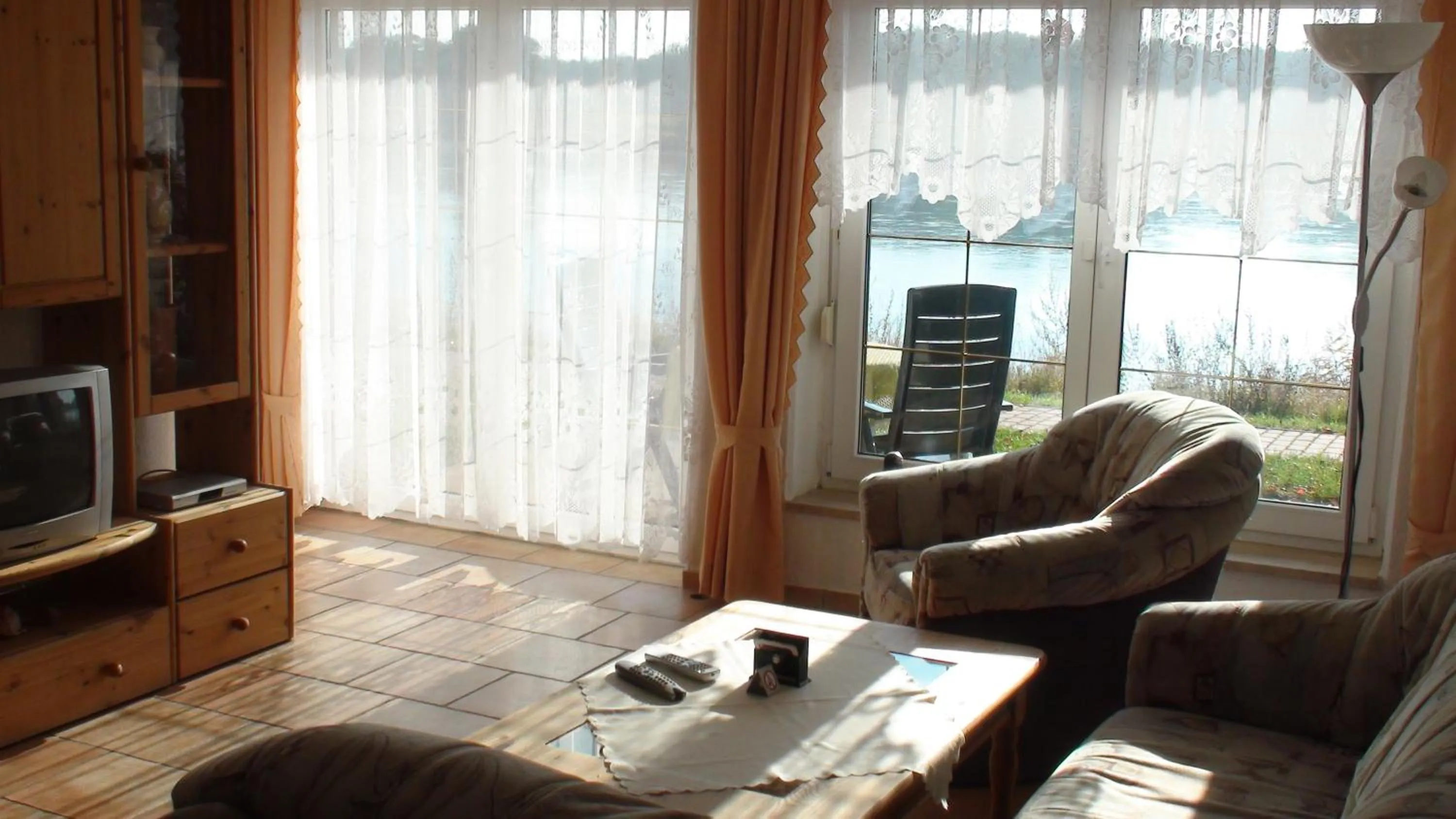 Communal lounge/ TV room in Elbterrassen zu Brambach