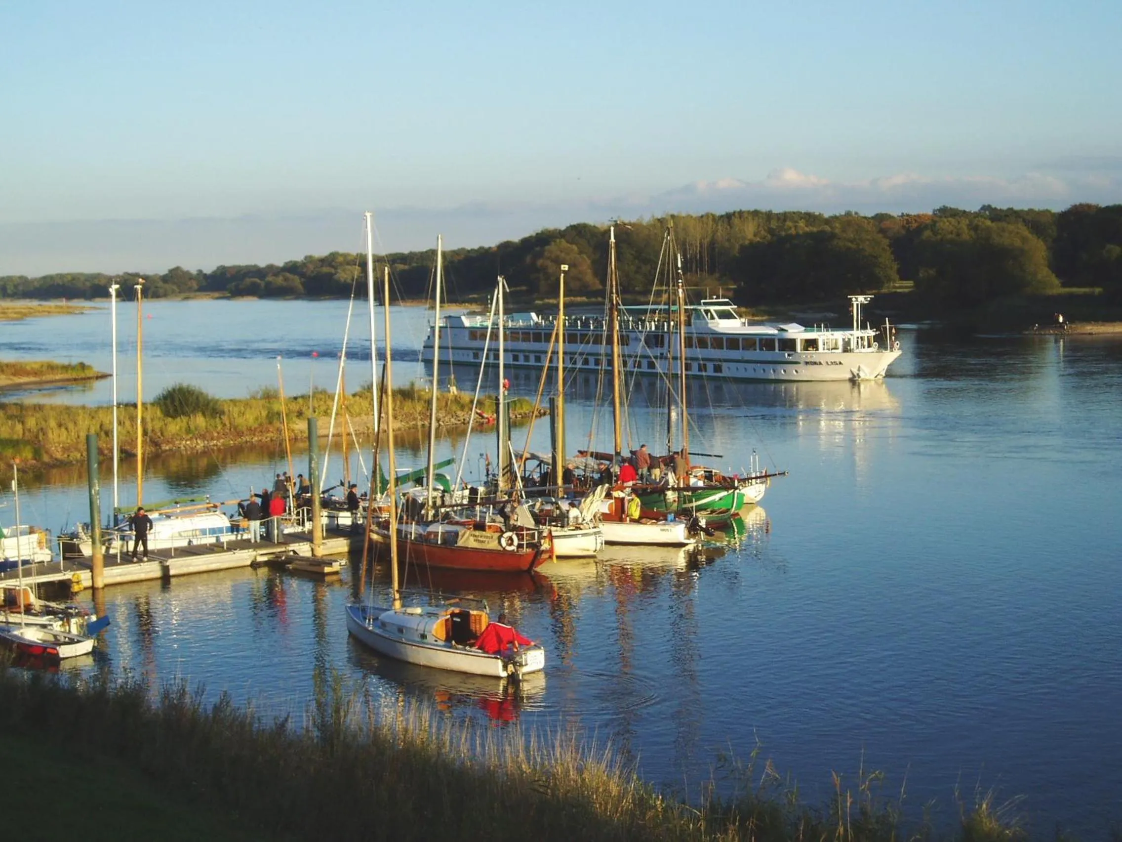 View (from property/room) in Elbterrassen zu Brambach