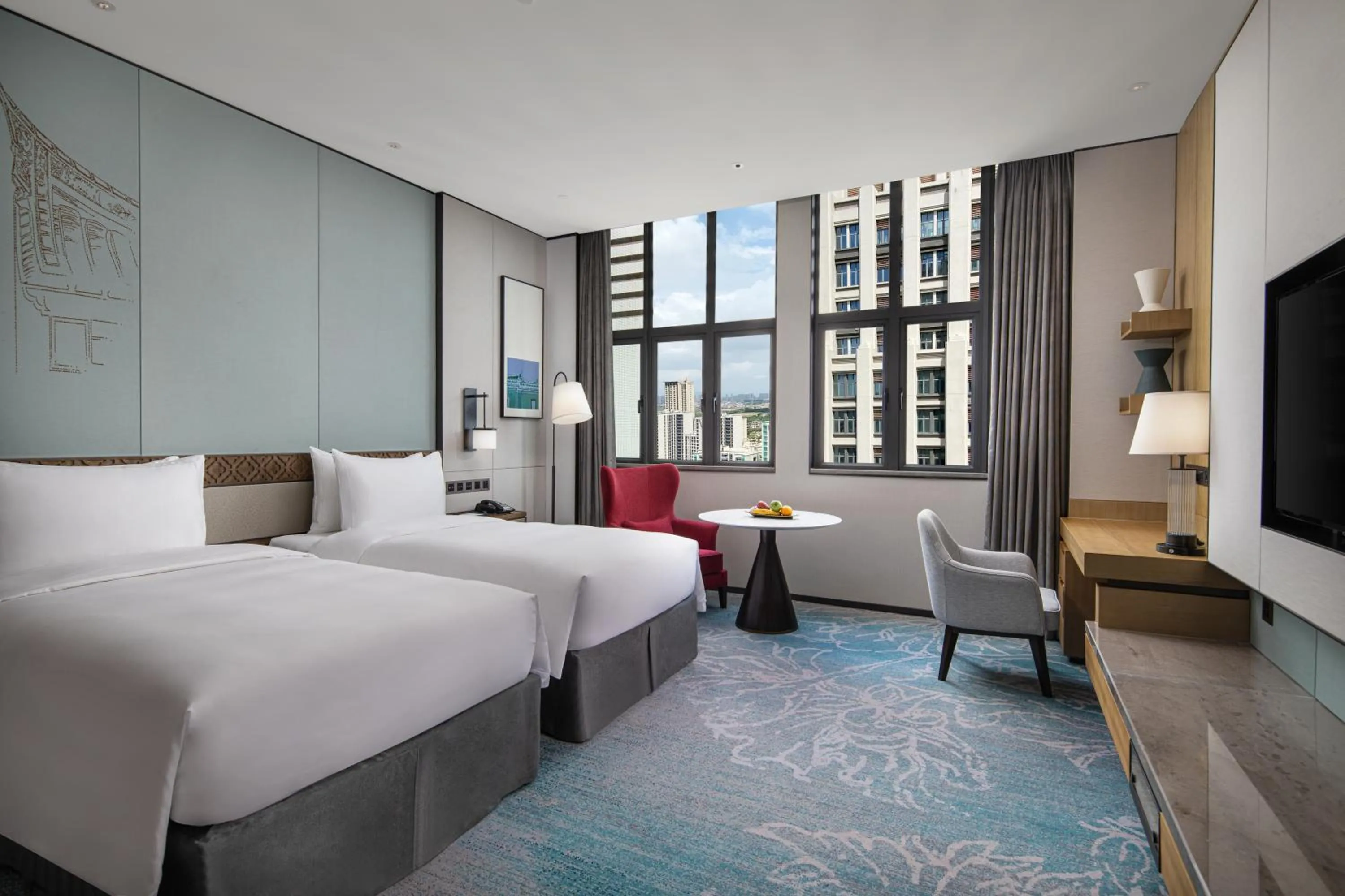 Photo of the whole room, Bed in C&D Hotel,Xiamen Xiang'an-Late Check Out & Free Welcome Snacks